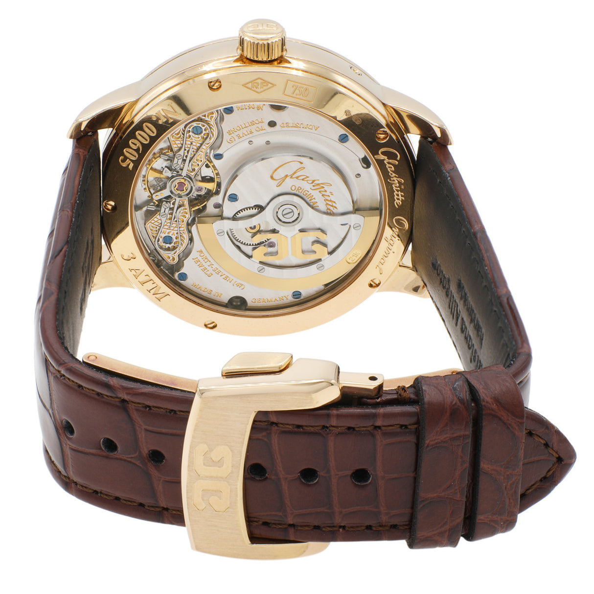 Glashutte Original 18K Rose Gold PanoMaticLunar XL 90-02-31-11-05 Watches Glashütte Original