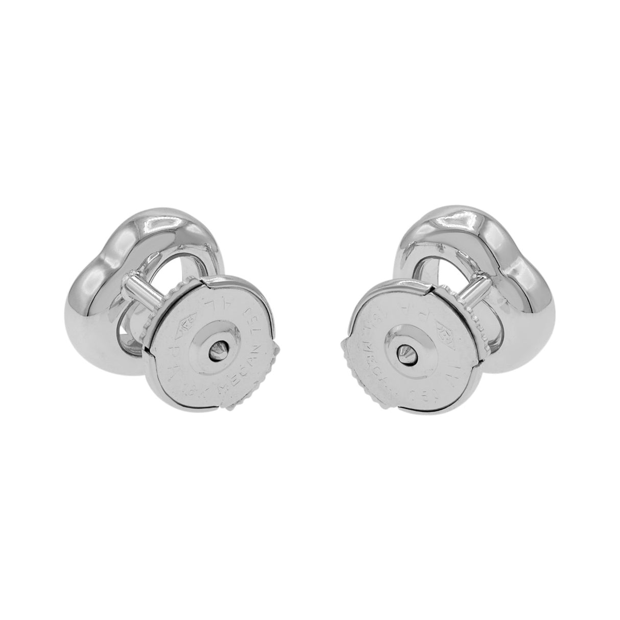 Chopard 18K White Gold Happy Diamonds Icon Earrings Designer Jewellery Chopard