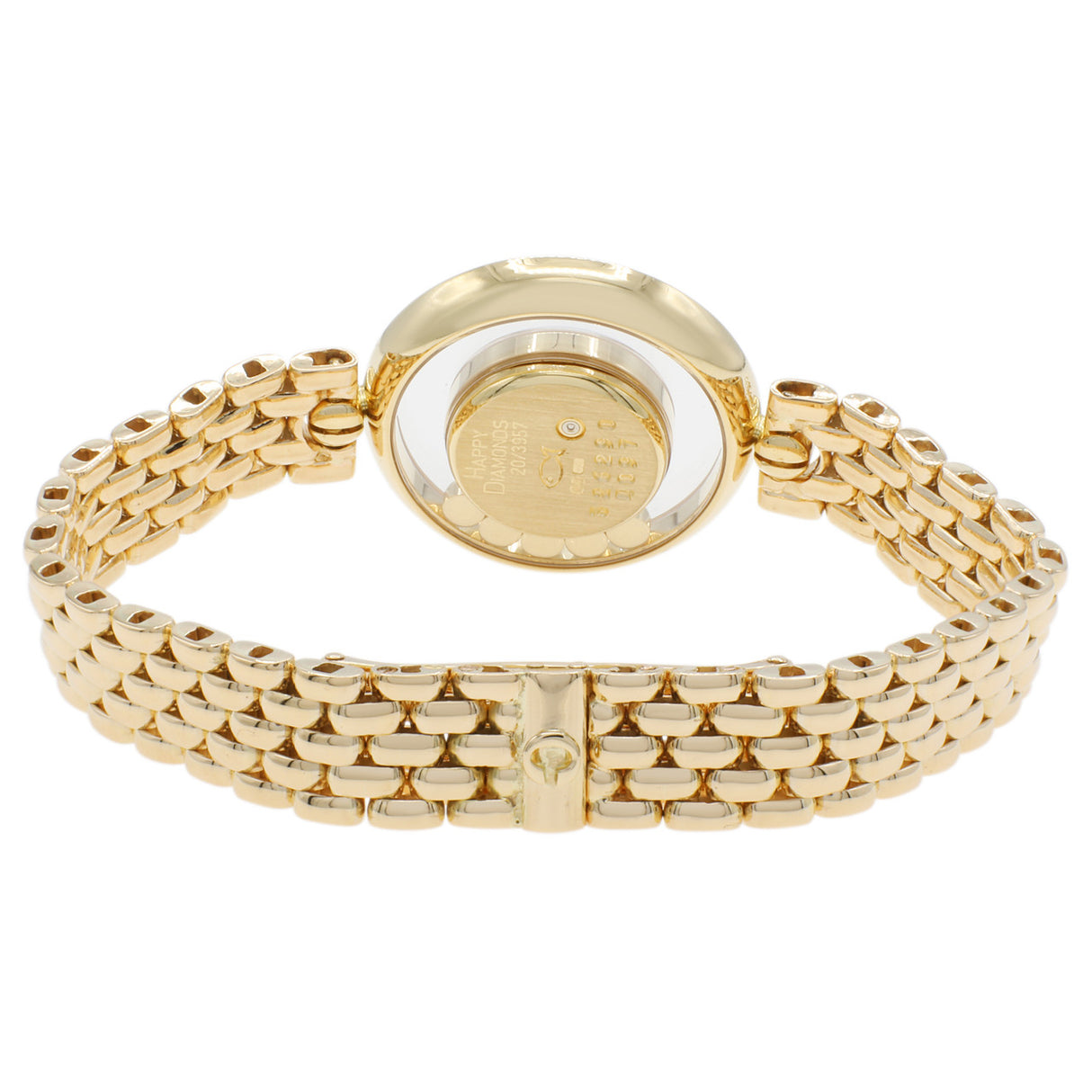 Chopard 18K Yellow Gold Happy Diamond Watch Watches Chopard