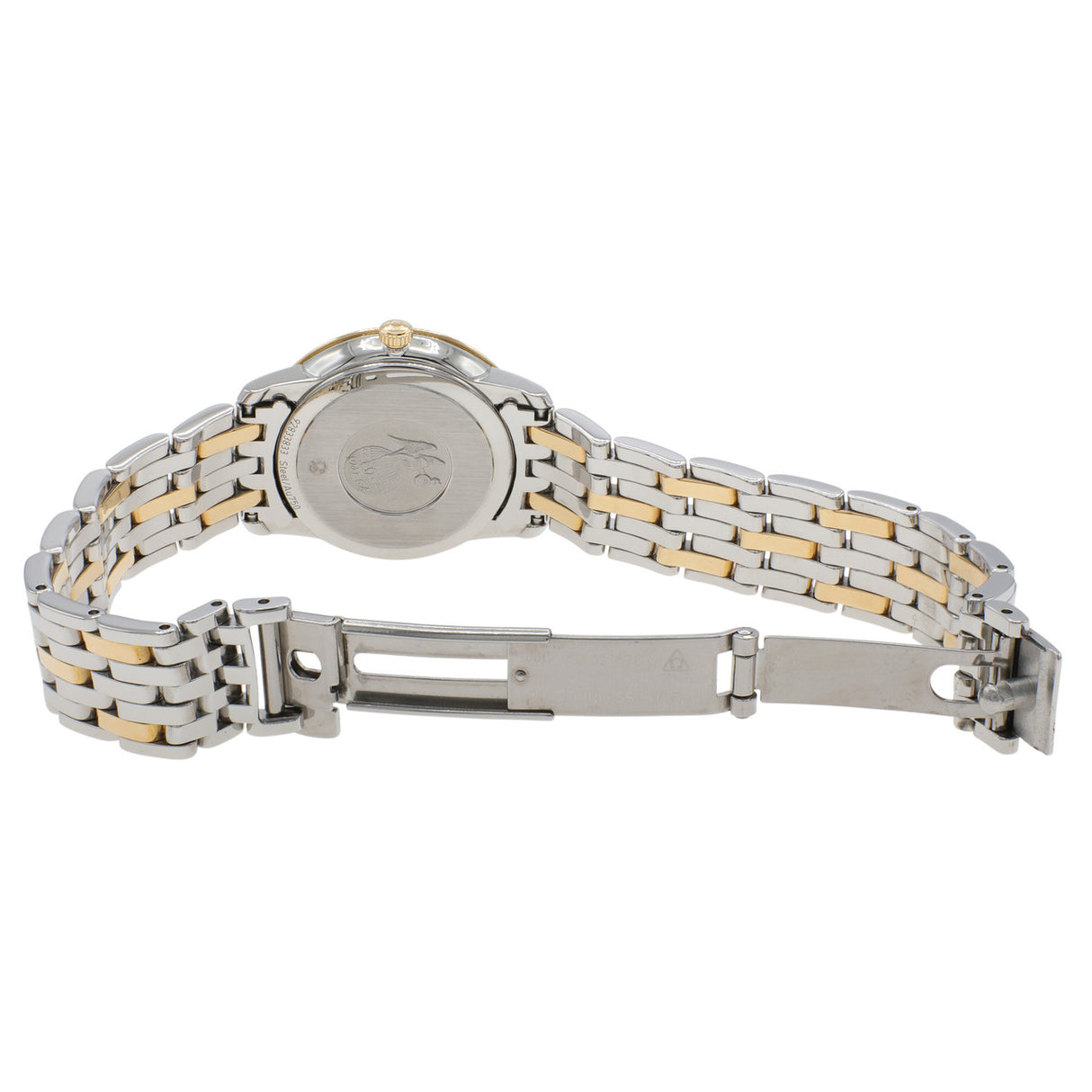 Omega Stainless Steel 18K Yellow Gold De Ville Prestige Quartz 424.20.27.60.58.004 Watches Omega