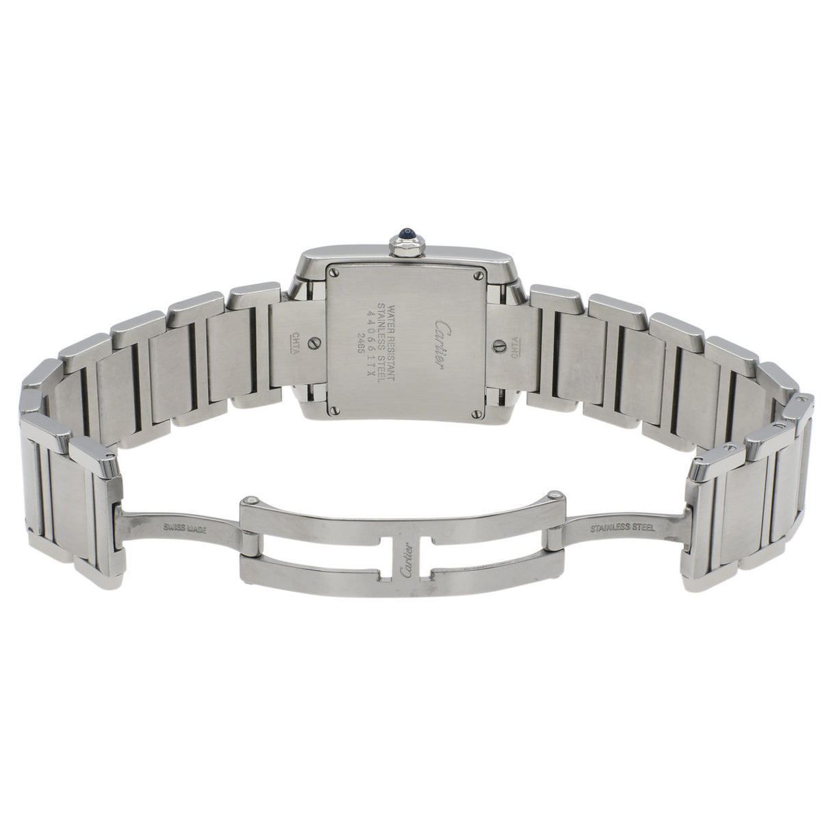 Cartier Stainless Steel Tank Francaise 2465 Watches Cartier