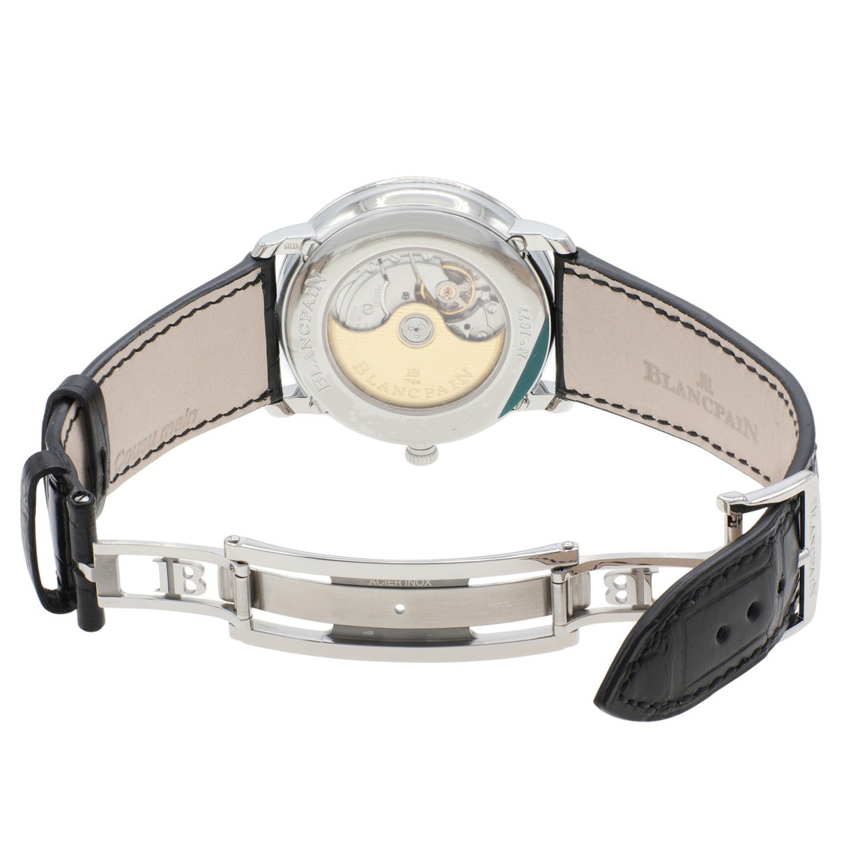 Blancpain Stainless Steel Villeret Quantieme Complet 6654a-1127-55b Watches Blancpain