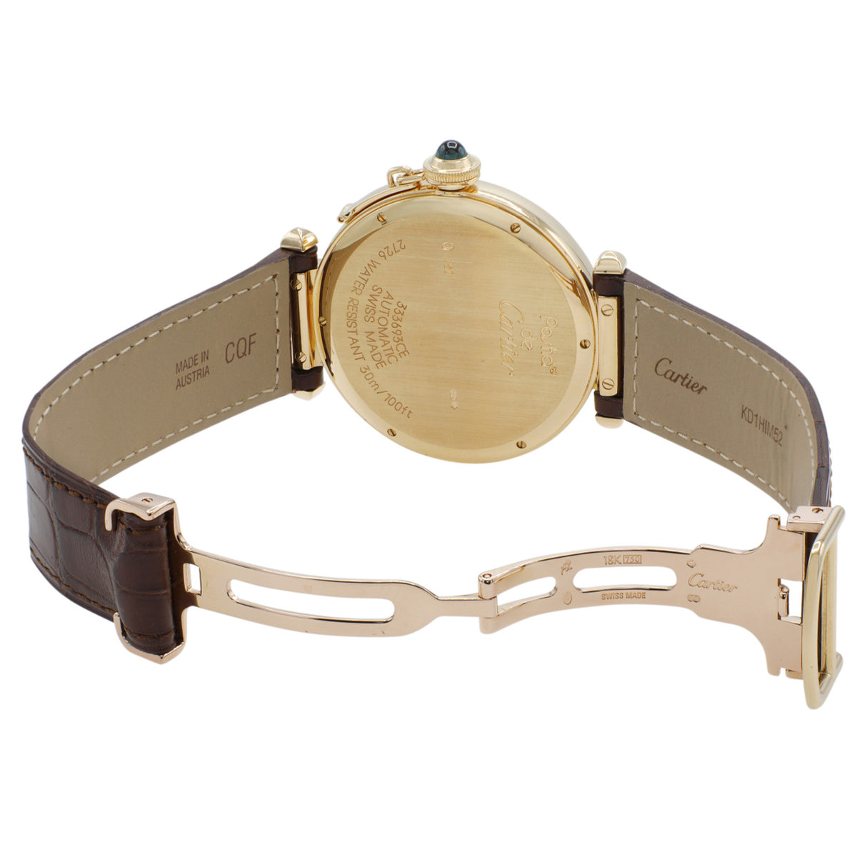 Cartier 18K Yellow Gold Pasha 42mm W3019551 Watches Cartier