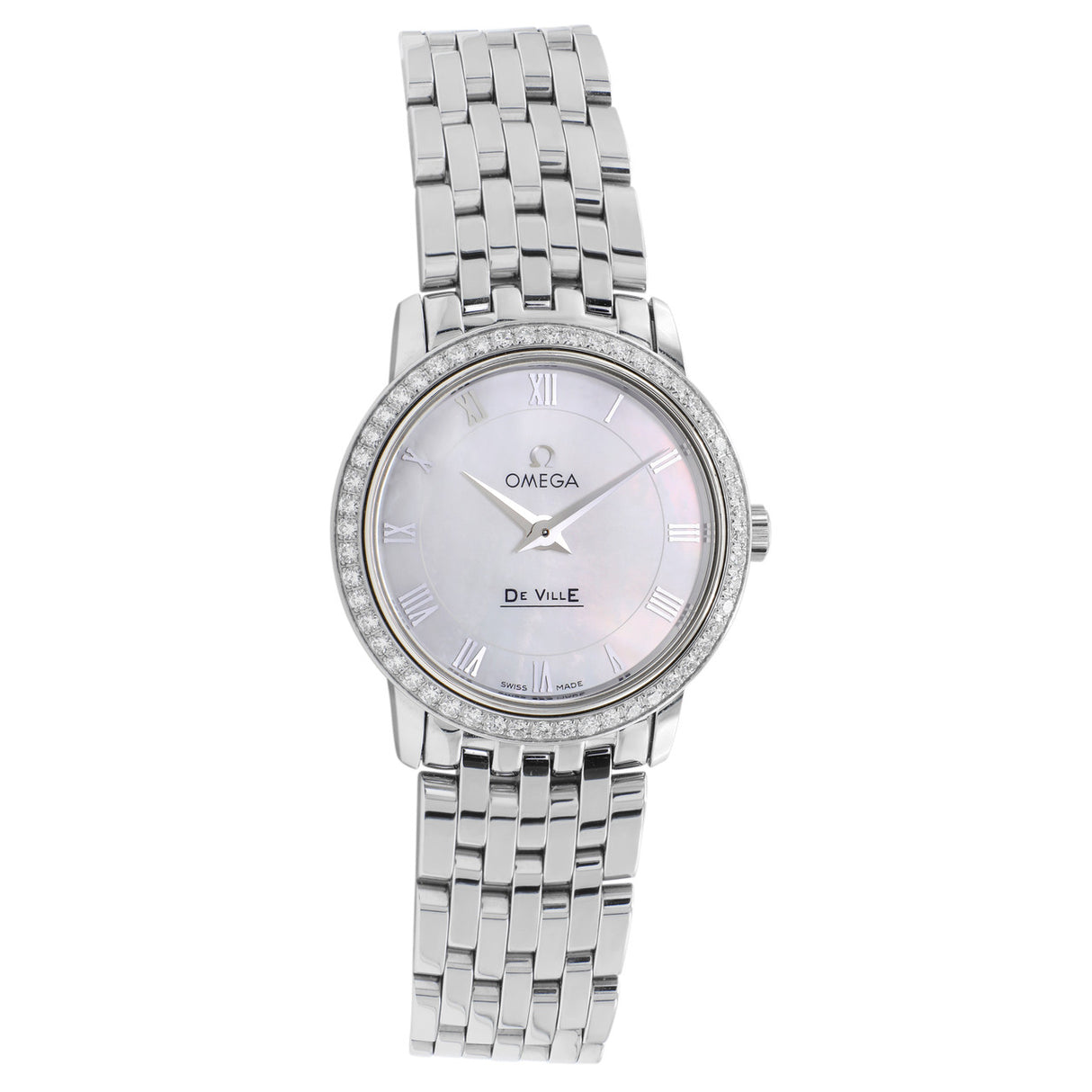 Omega Stainless Steel De Ville Prestige Quartz 413.15.27.60.05.001 Watches Omega