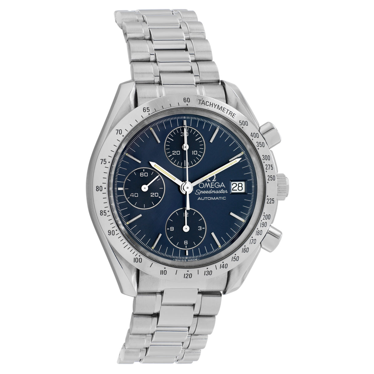 Omega Stainless Steel Speedmaster Date 3511.80.00 Watches Omega