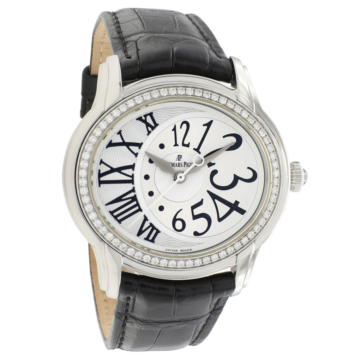 Audemars Piguet Stainless Steel Diamond Millenary Ladies 77301ST Watches Audemars Piguet