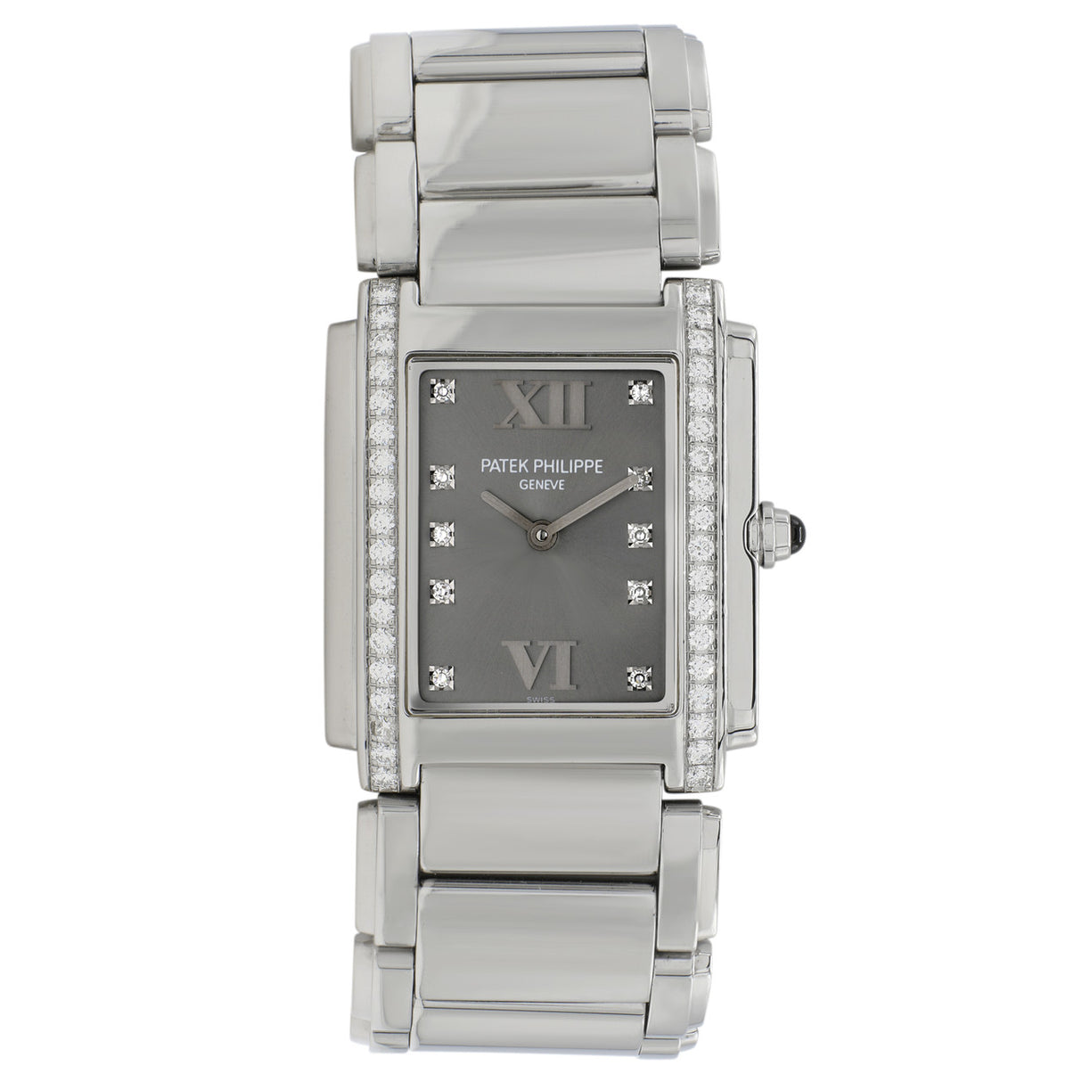 Patek Philippe Stainless Steel Diamond Twenty-4 4910-10A-010 Watches Patek Philippe