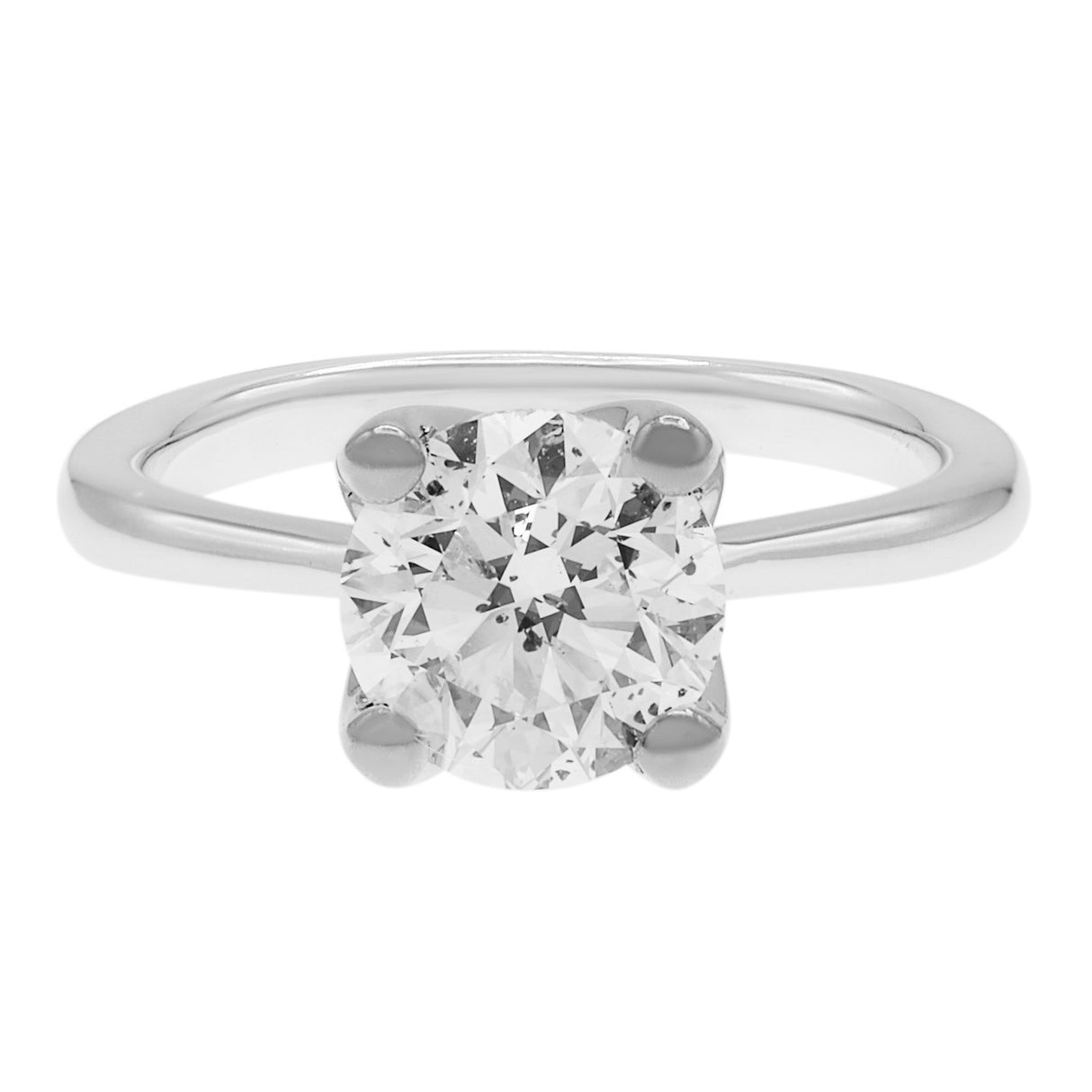 18K White Gold 1.50 Carat Diamond De Beers Solitaire Ring Fine Jewellery Modaselle