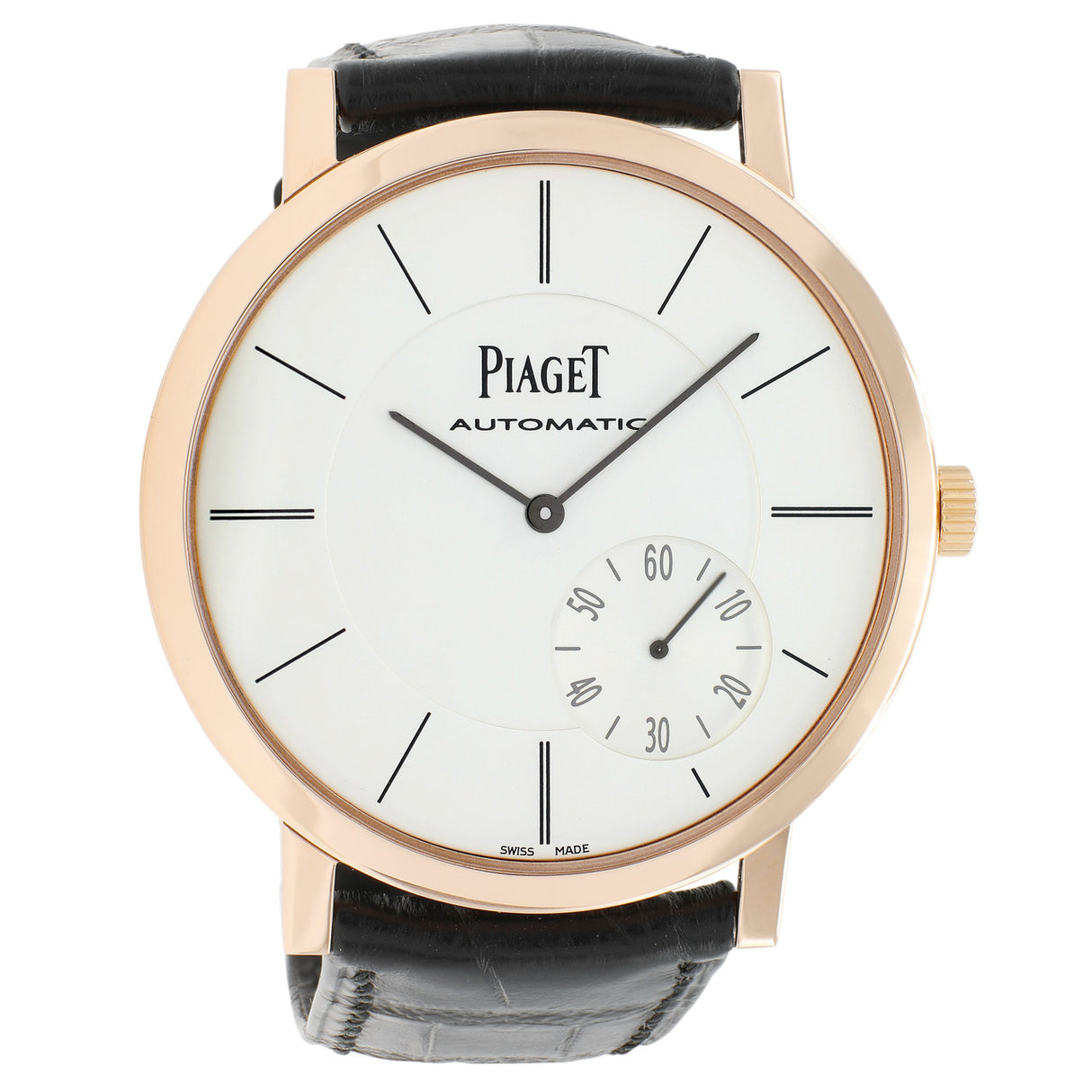 Piaget 18K Rose Gold Altiplano 43mm Automatic Watch G0A35131 Watches Piaget