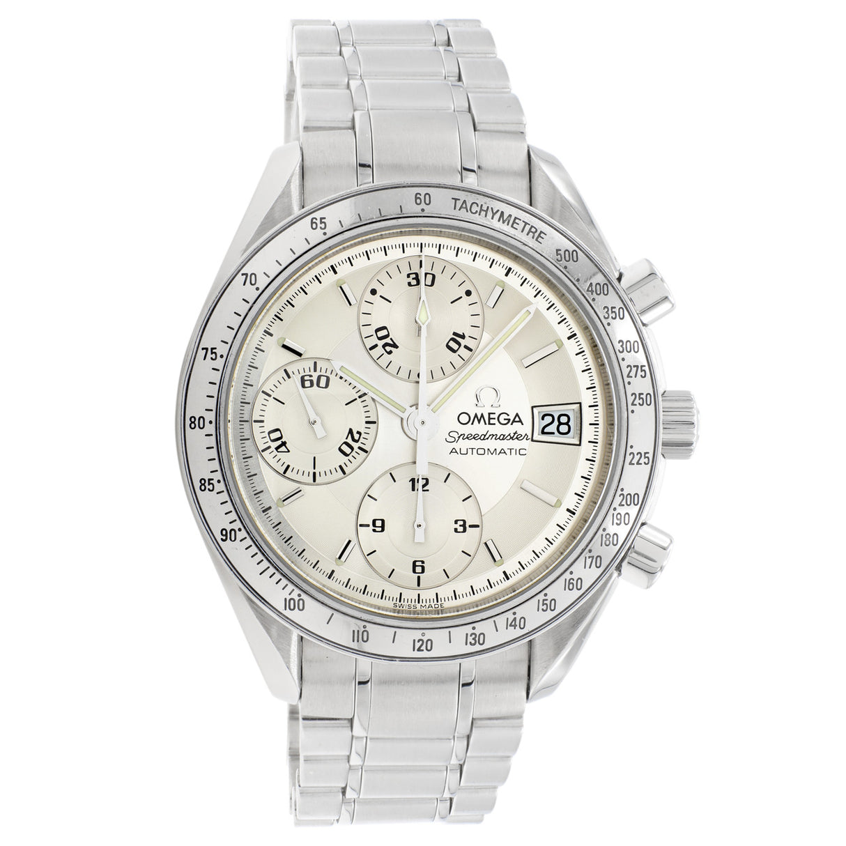 Omega Stainless Steel Speedmaster Date 3513.30.00 Watches Omega