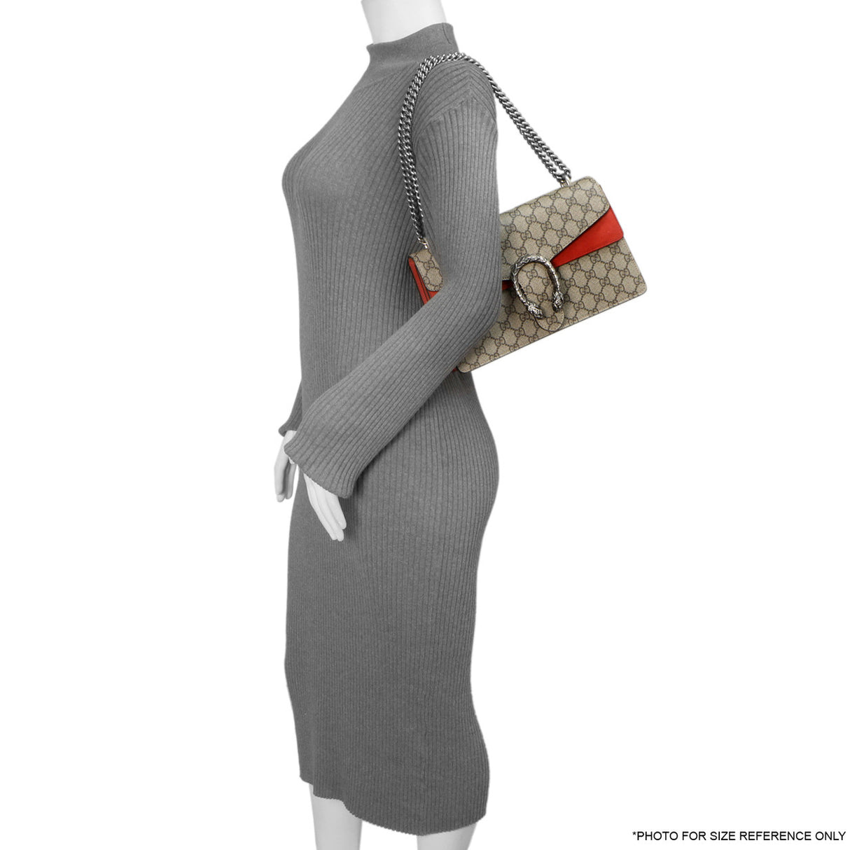 Gucci Red GG Supreme Monogram Small Dionysus Shoulder Bag Handbags Gucci