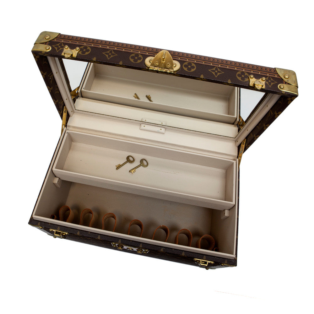 Louis Vuitton Monogram Case With Mirror Vanity Trunk Louis Vuitton