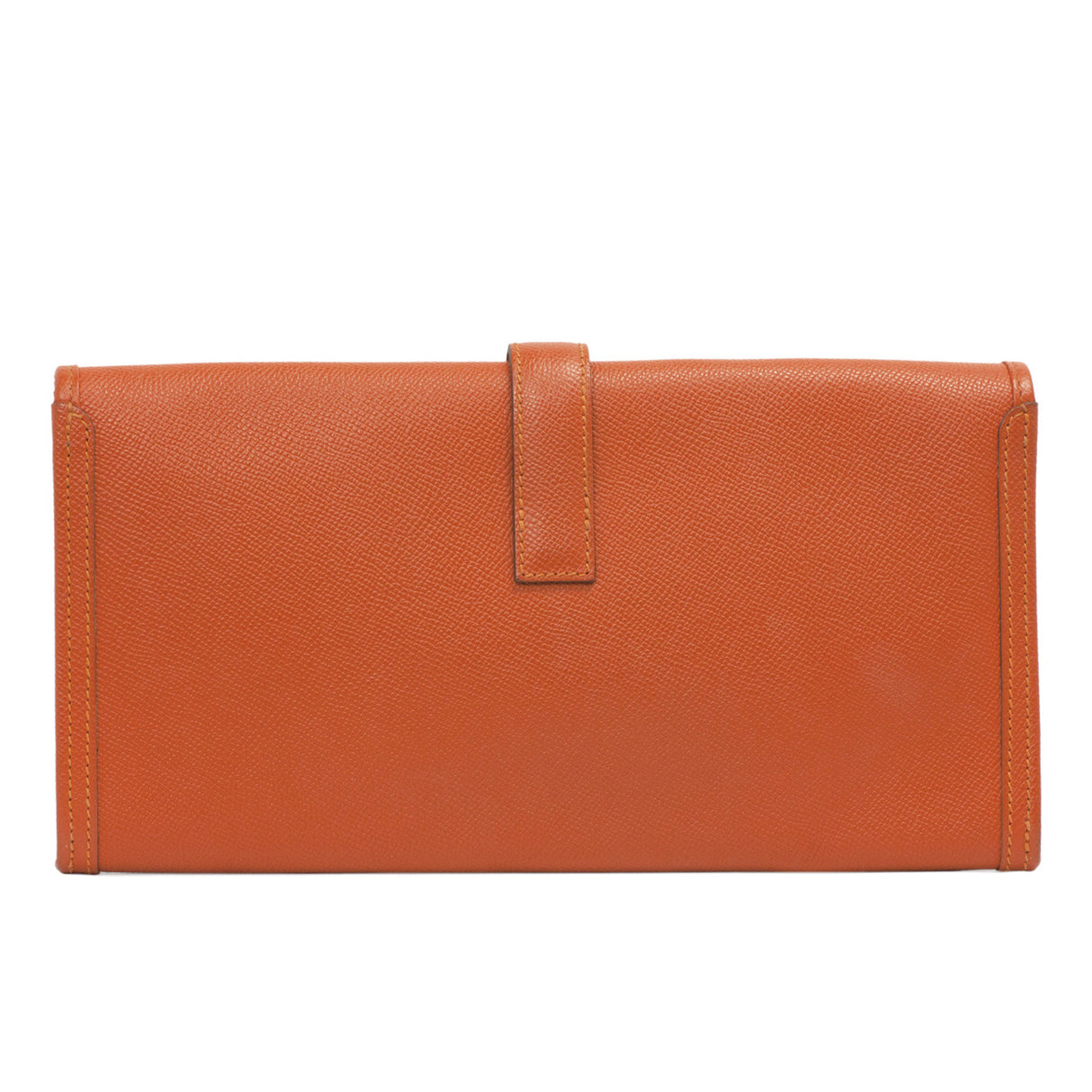Hermes Orange Epsom Jige Elan 29 Clutch Handbags Hermes