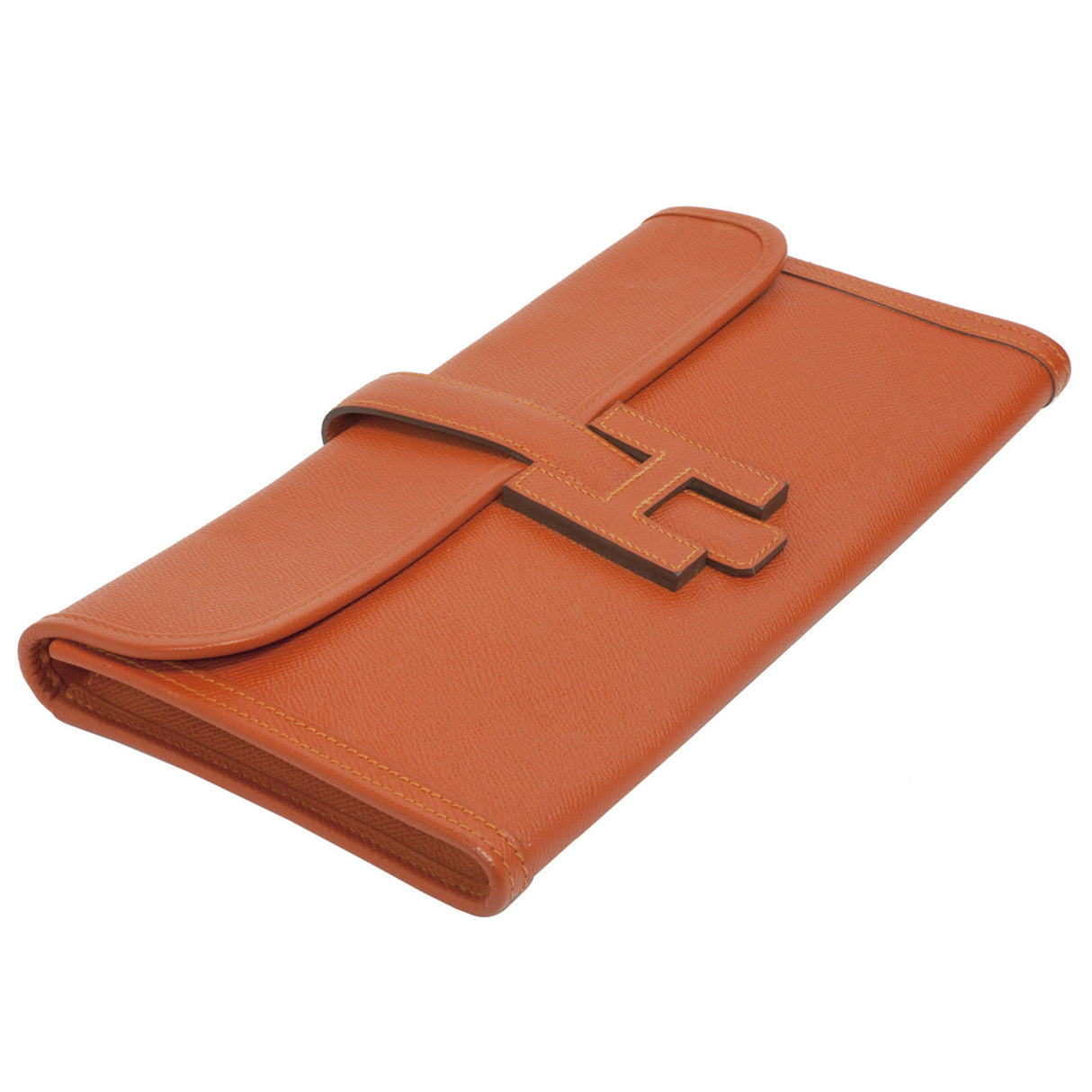 Hermes Orange Epsom Jige Elan 29 Clutch Handbags Hermes