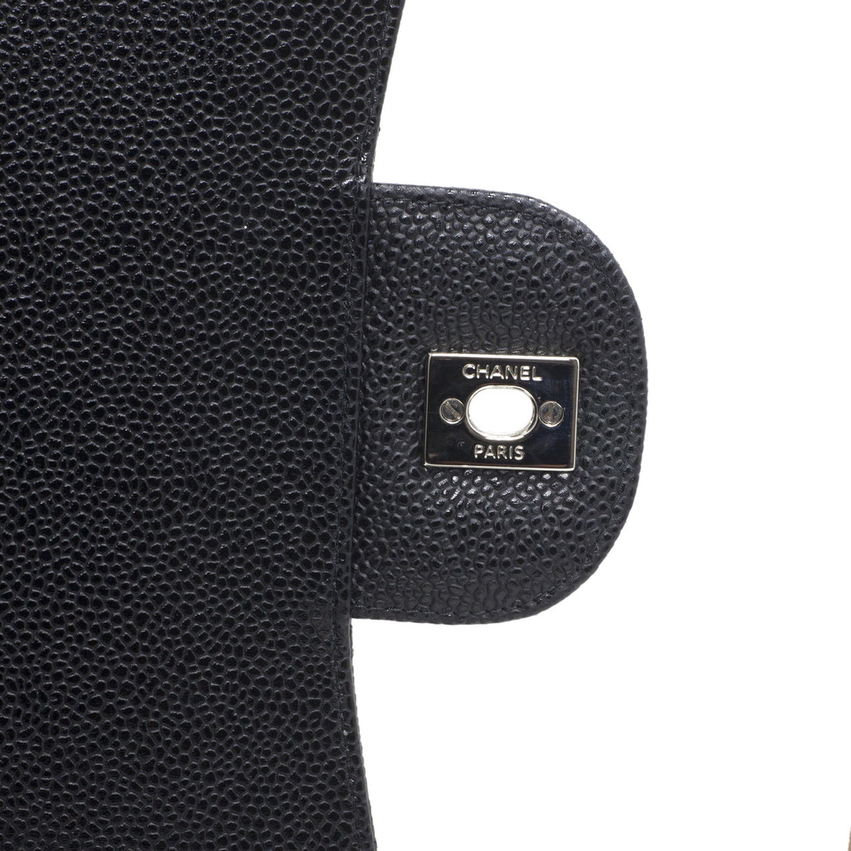 Chanel Black Caviar Maxi Classic Double Flap Handbags Chanel