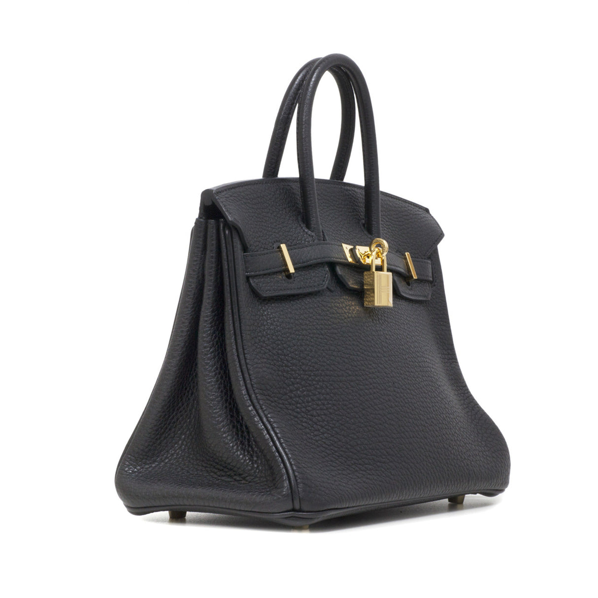 Hermes Black Clemence Birkin 25 Hermes