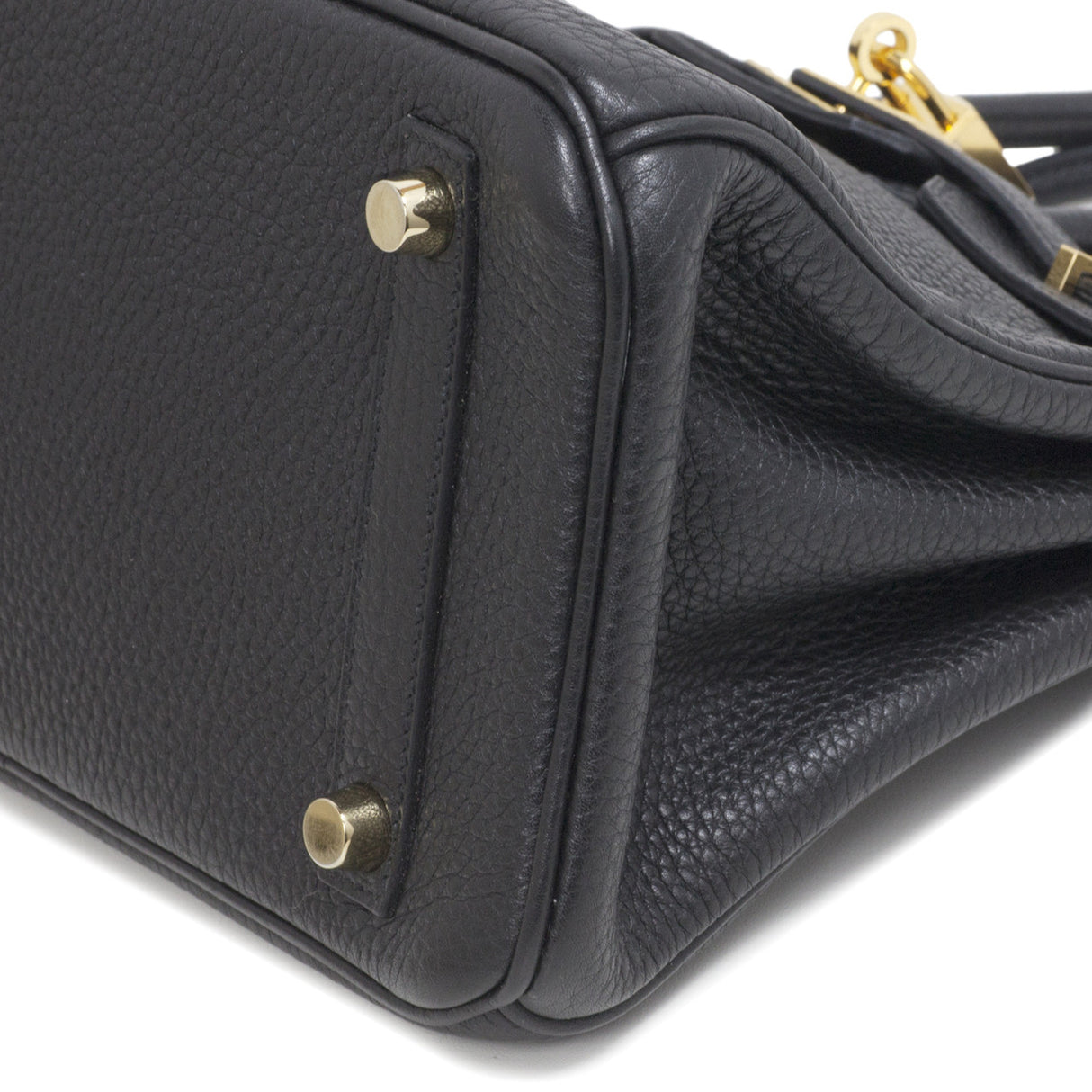 Hermes Black Clemence Birkin 25 Hermes