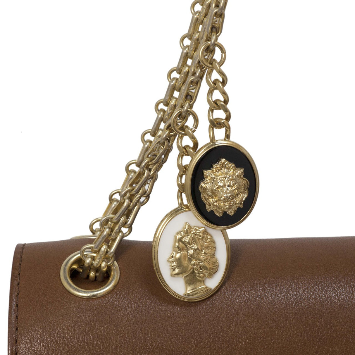 Chanel Brown Smooth Leather 2.55 Nude Bag Handbags Chanel