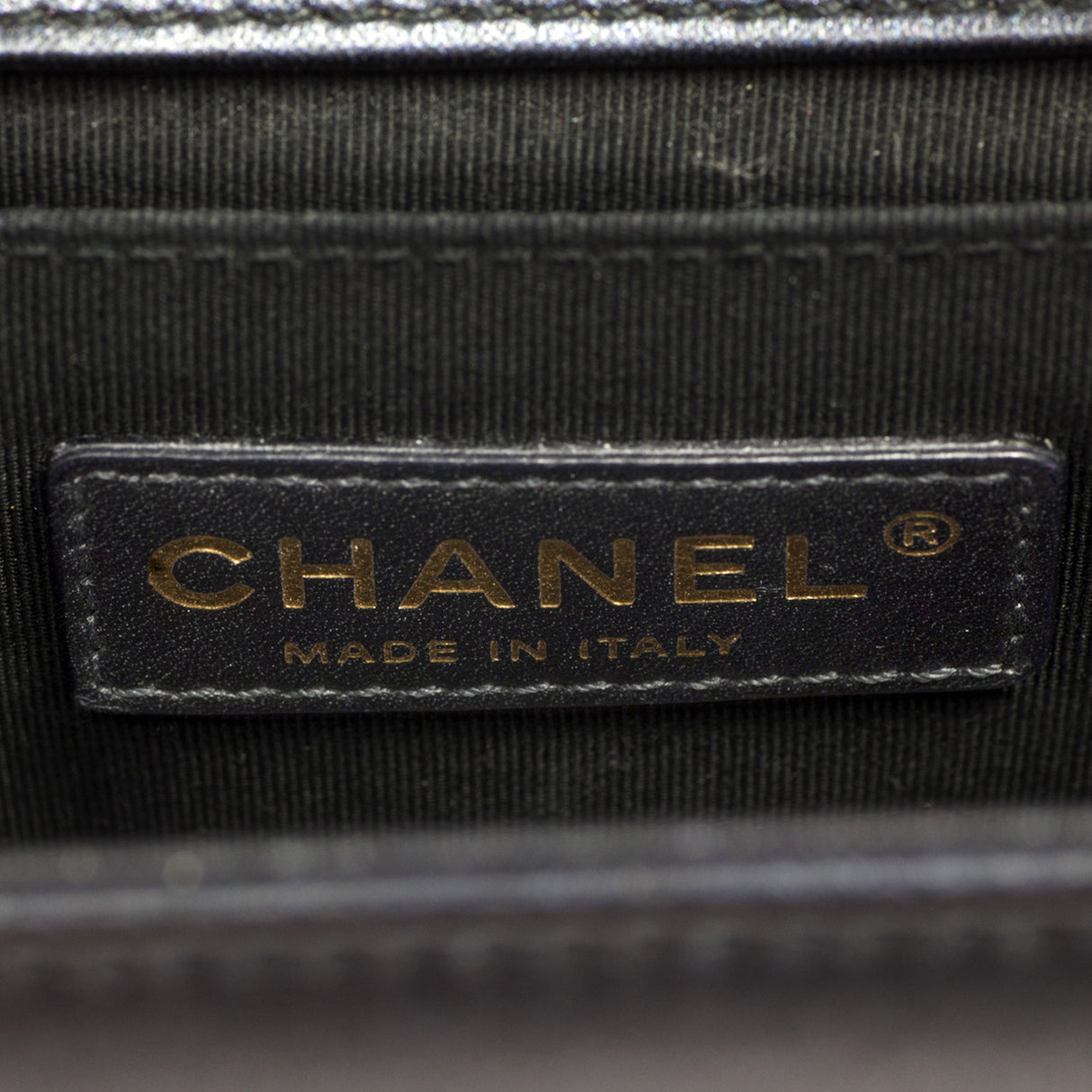 Chanel Black Quilted Lambskin Small Boy Bag Handbags Chanel