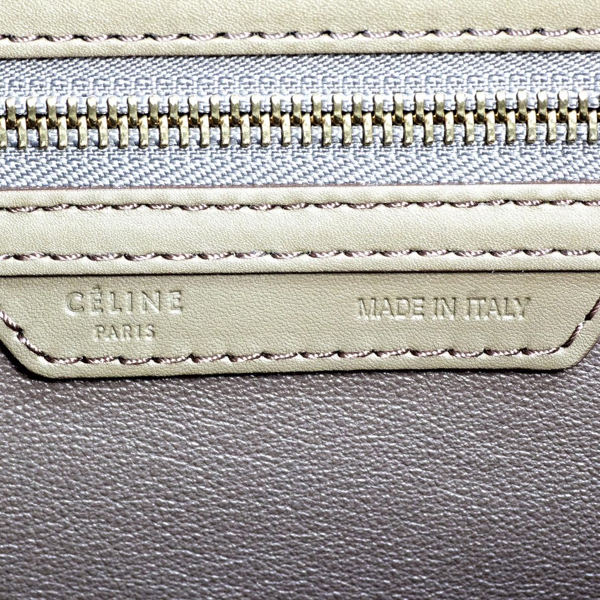 Celine Tri Color Calf Hair & Leather Mini Luggage Tote Handbags Celine