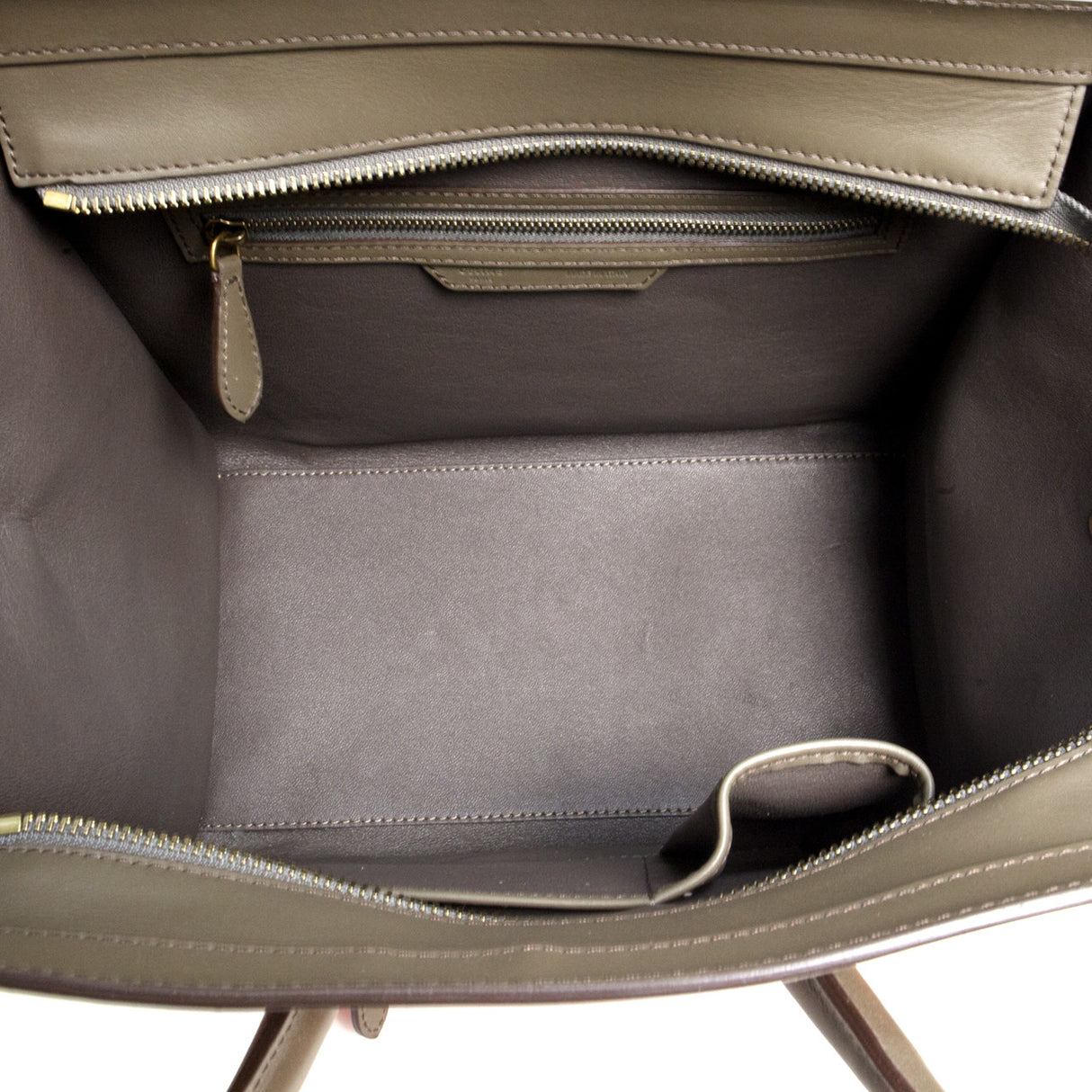 Celine Tri Color Calf Hair & Leather Mini Luggage Tote Handbags Celine