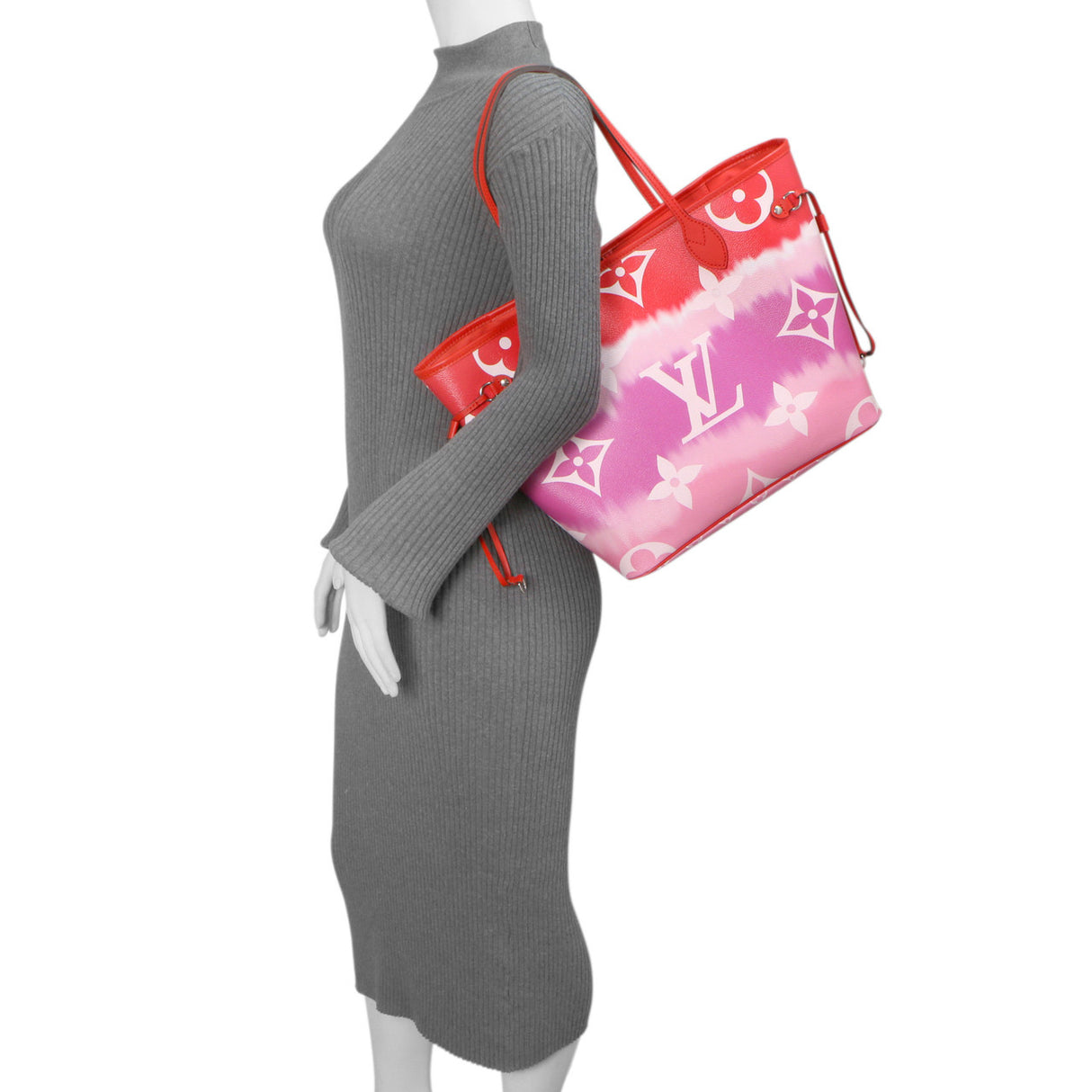 Louis Vuitton Monogram Rouge Escale Neverfull MM Handbags Louis Vuitton