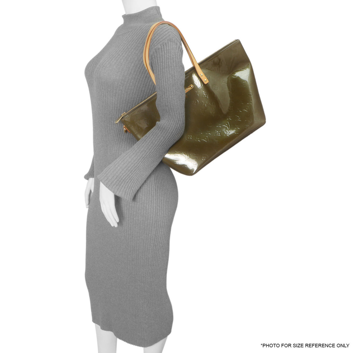 Louis Vuitton Vert Olive Vernis Bellevue GM Handbags Louis Vuitton