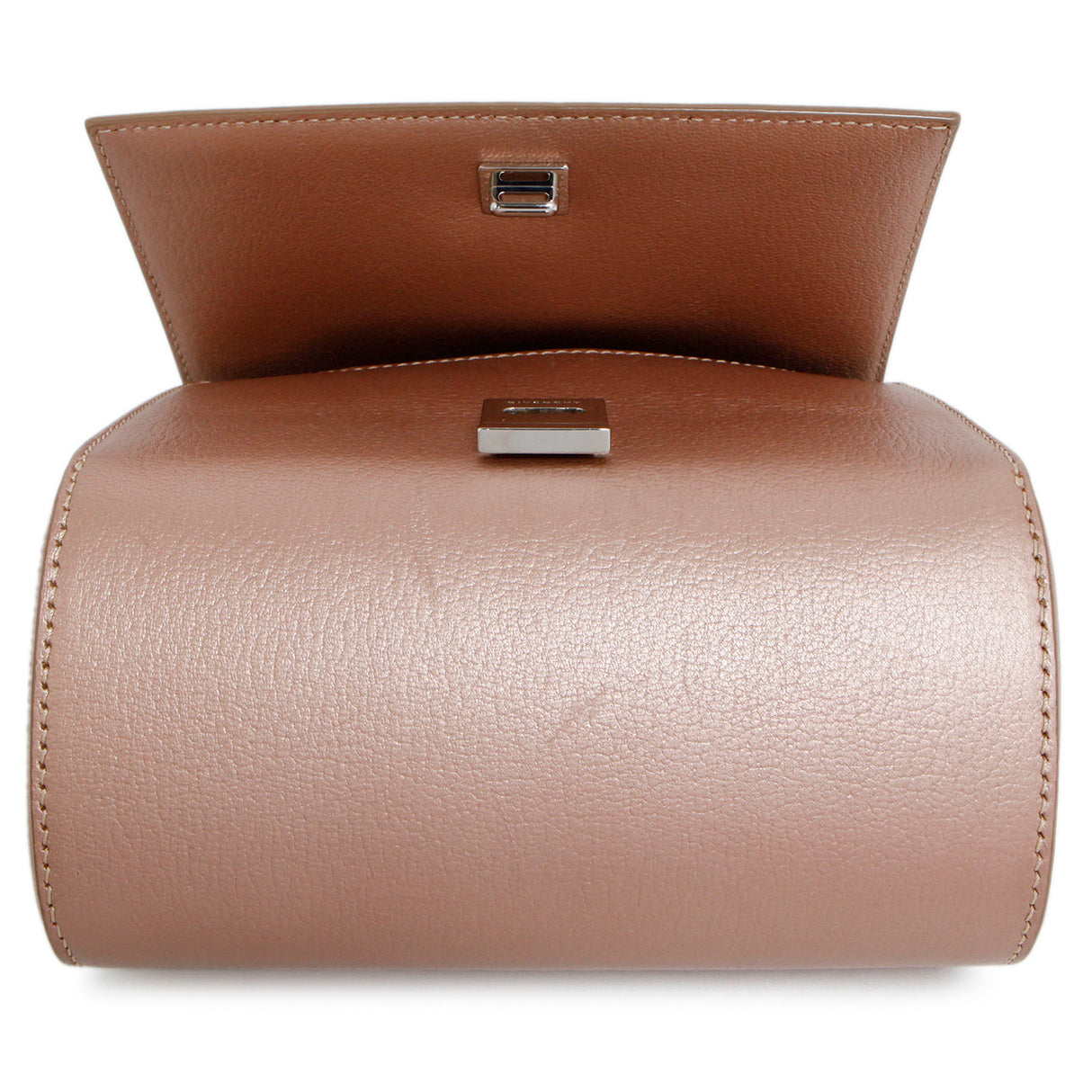 Givenchy Rose Gold Calfskin Mini Pandora Box Chain Crossbody Handbags Givenchy