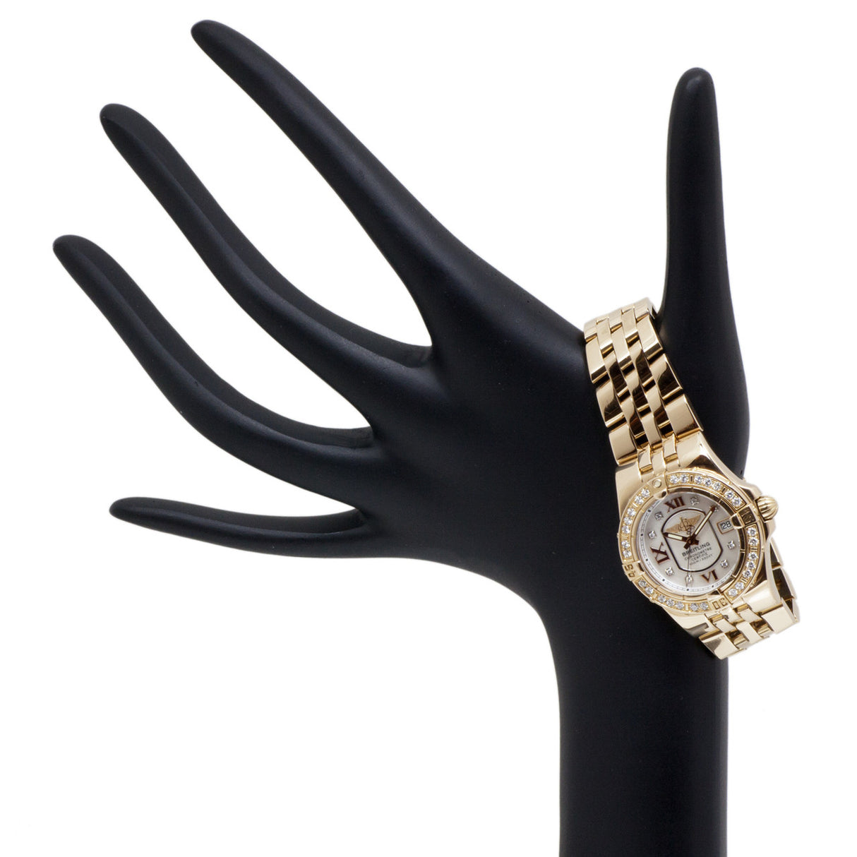 Breitling 18K Rose Gold Diamond Starliner Ladies Watch H71340 Watches Breitling