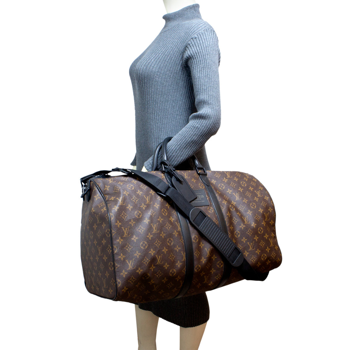 Louis Vuitton Monogram Waterproof Keepall Bandouliere 55 Louis Vuitton
