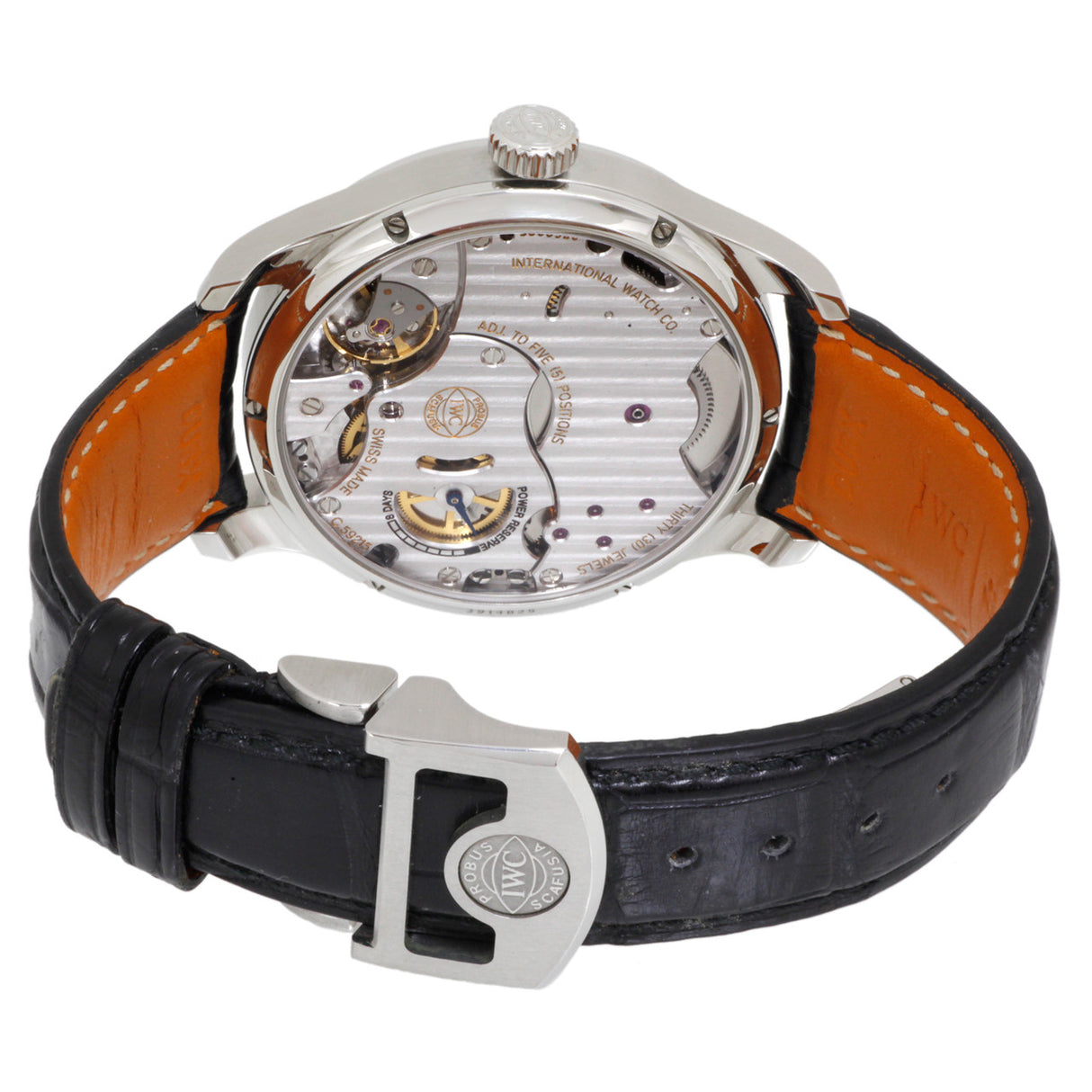 IWC Stainless Steel Portugieser Hand-Wound Eight Days IW510203 Watches IWC