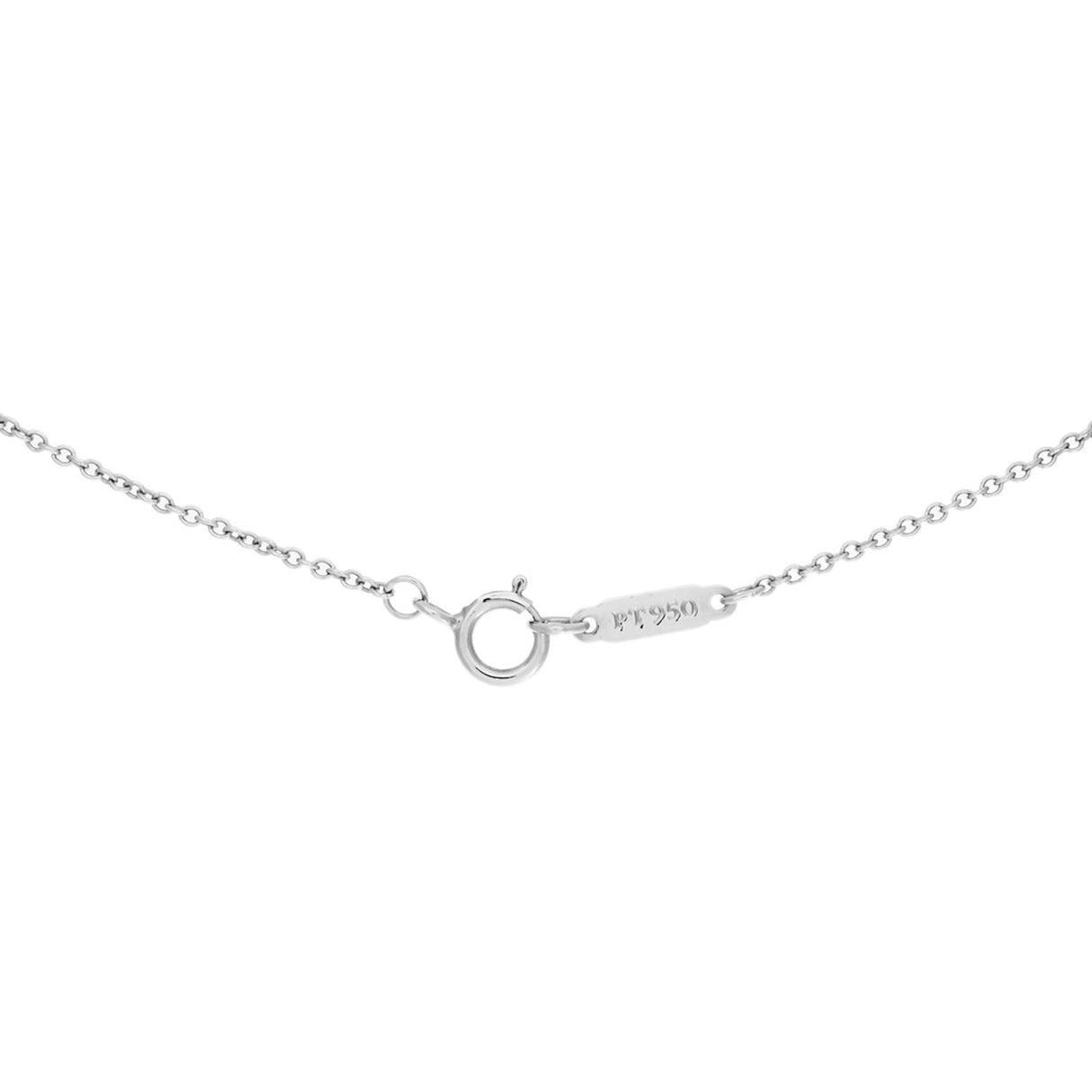 Tiffany & Co. Platinum & Diamond Small Hearts Pendant Designer Jewellery Tiffany and Co