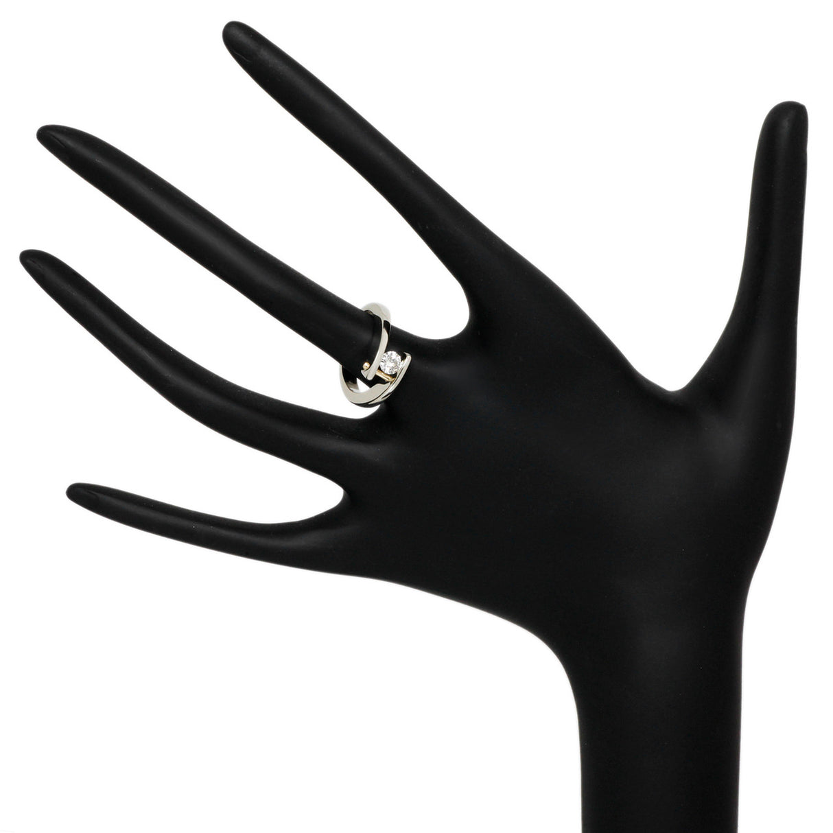 14K White Gold 0.25 Carat Diamond Solitaire Ring Fine Jewellery Modaselle