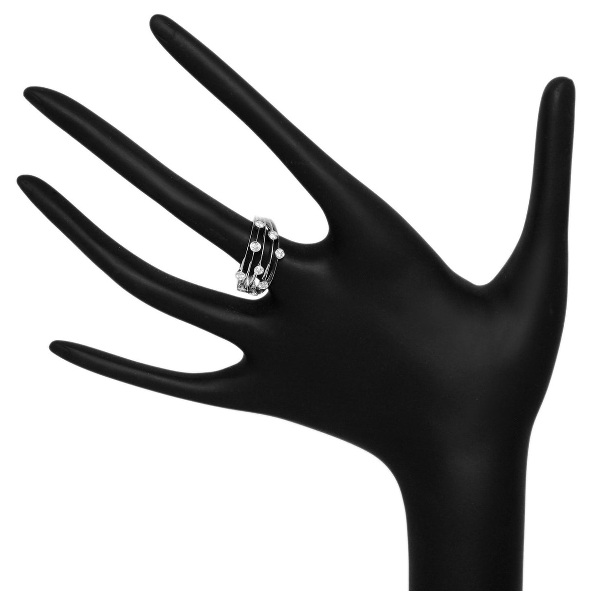 18K White Gold 0.27 Carat Diamond Ring Fine Jewellery Modaselle