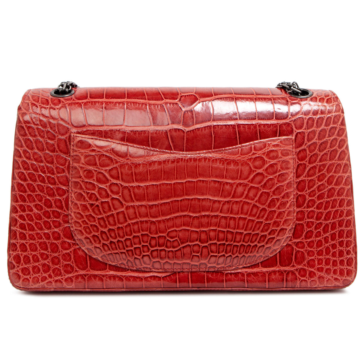 Chanel Red Alligator Reissue 2.55 Double Flap 226 Handbags Chanel
