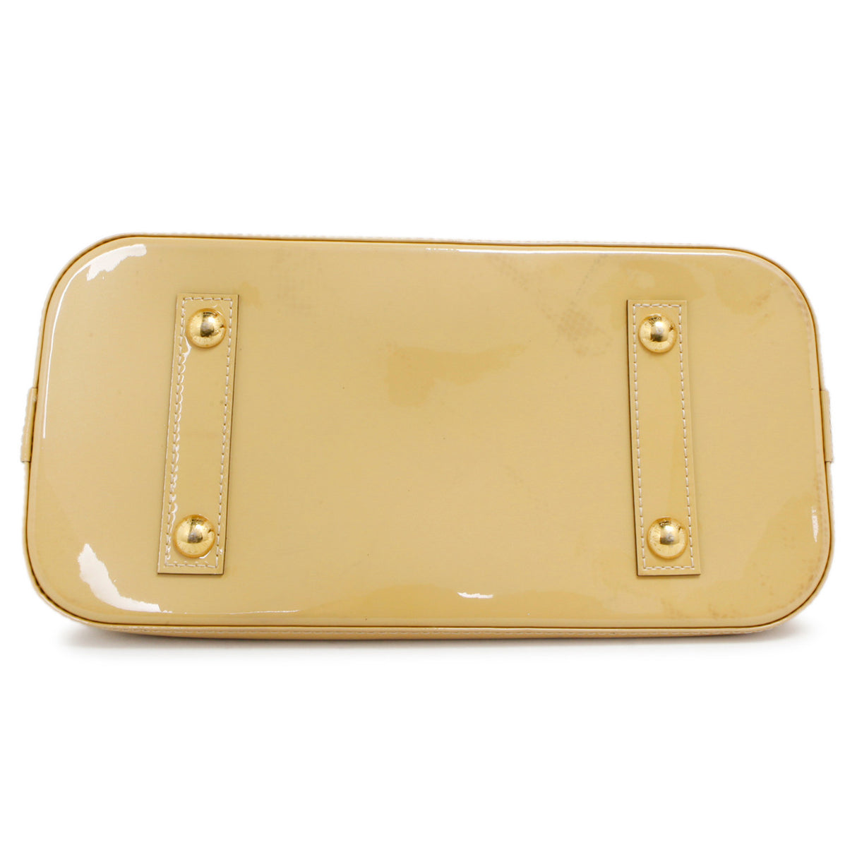 Louis Vuitton Citrine Vernis Alma PM Handbags Louis Vuitton