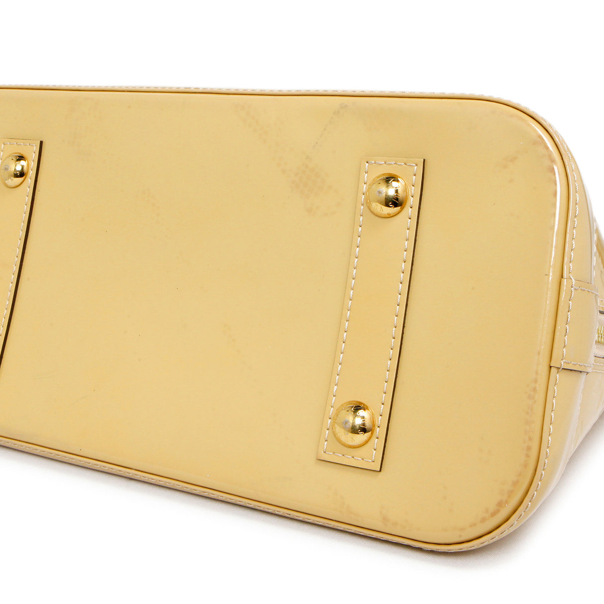 Louis Vuitton Citrine Vernis Alma PM Handbags Louis Vuitton