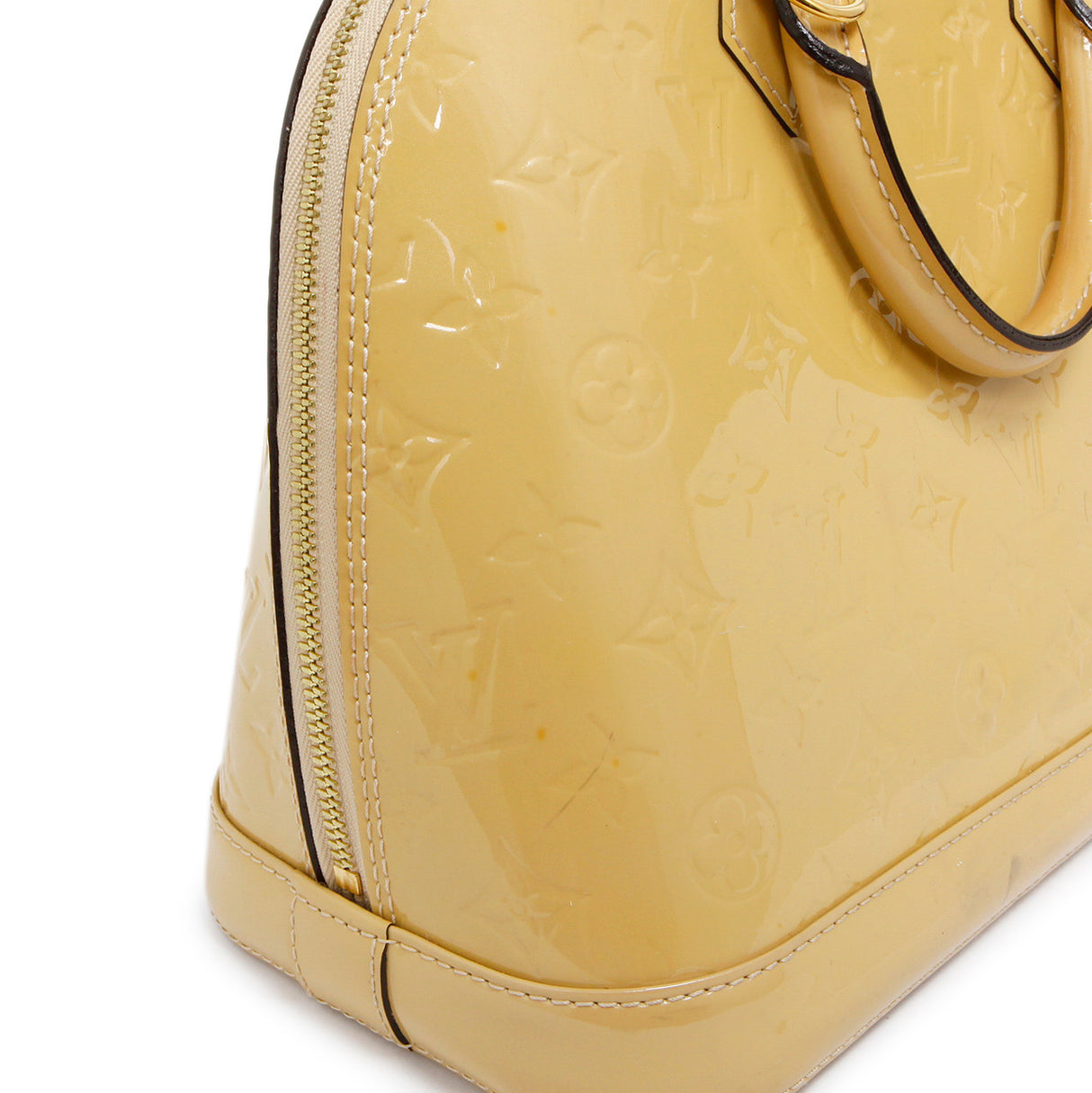 Louis Vuitton Citrine Vernis Alma PM Handbags Louis Vuitton