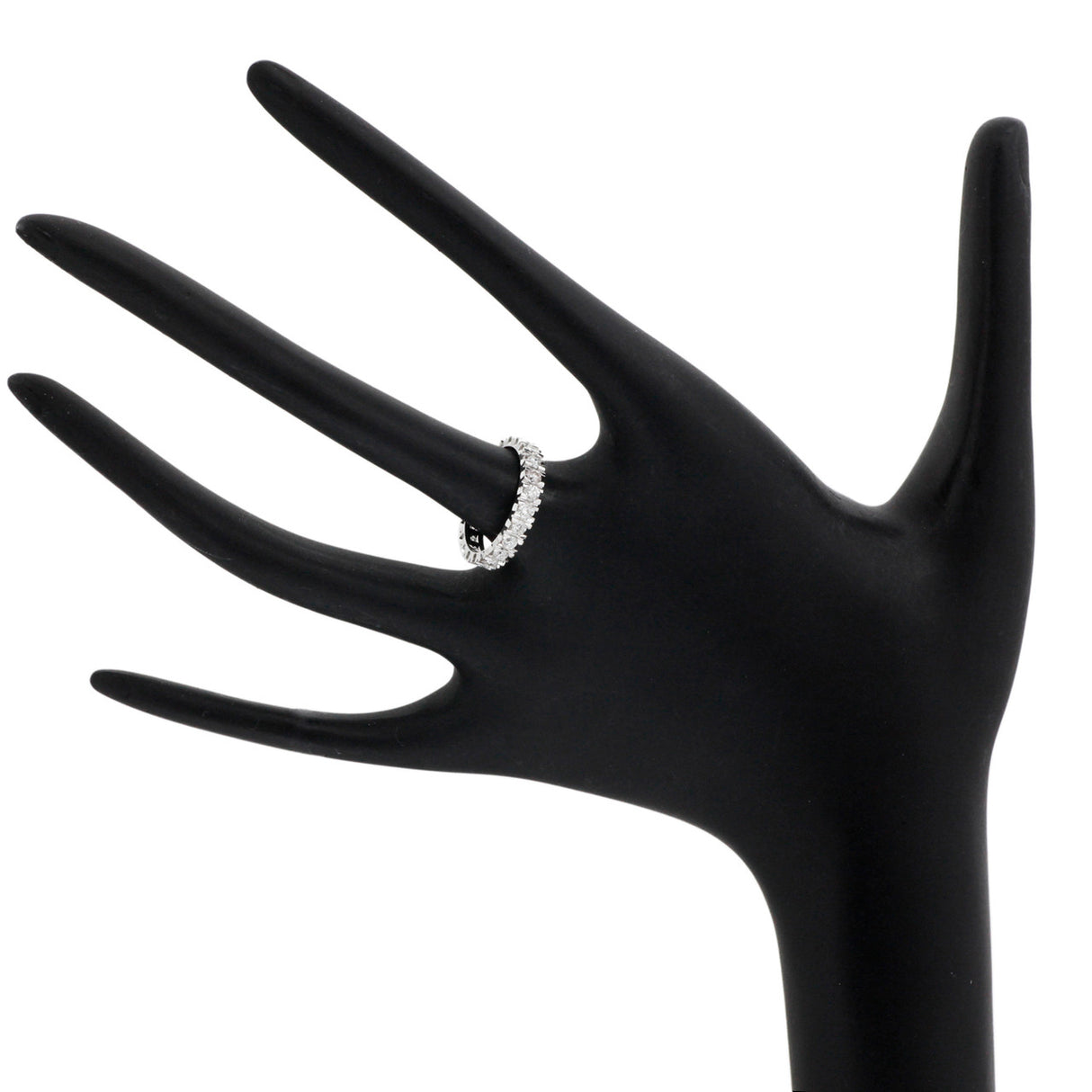 14K White Gold 1.10 Carat Diamond Eternity Band Fine Jewellery Modaselle