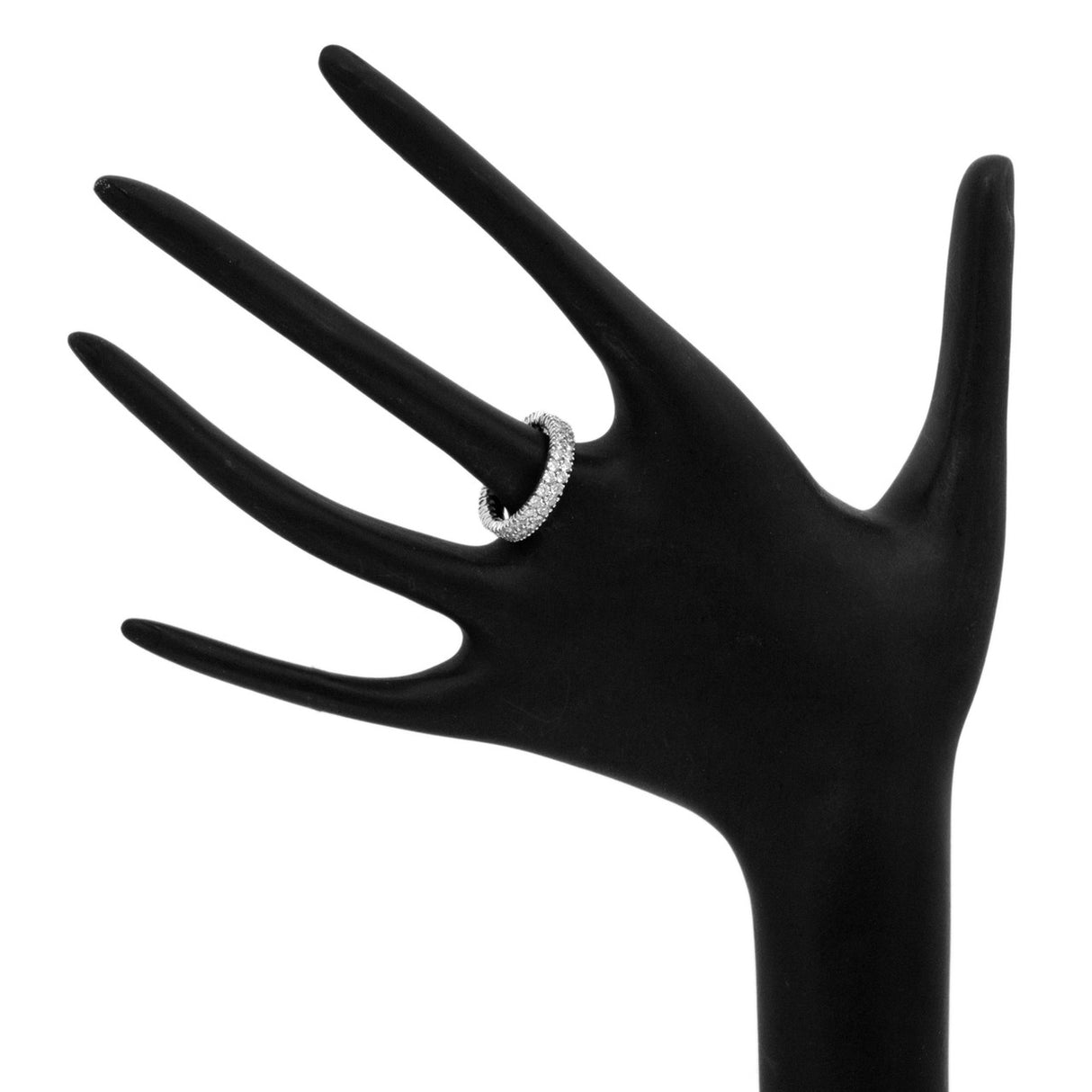 18K White Gold 1.58 Carat Diamond Eternity Ring Fine Jewellery Modaselle