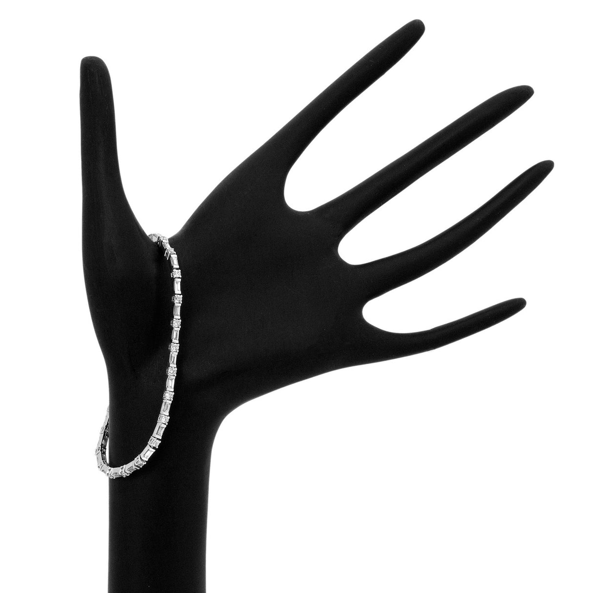 18K White Gold 2.71 Carat Diamond Bracelet Fine Jewellery Modaselle