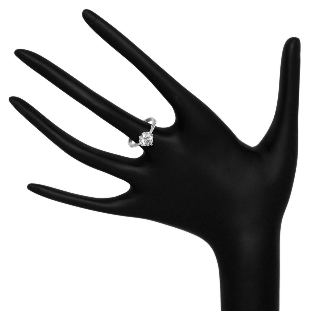 18K White Gold 1.01 Carat Diamond Ring Fine Jewellery Modaselle