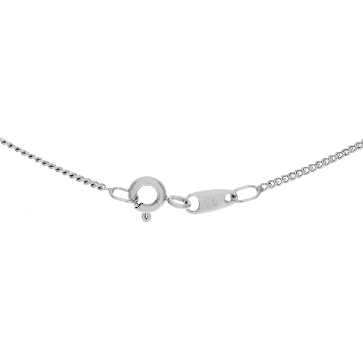 18K White Gold Diamond Pink Sapphire Pendant Necklace Fine Jewellery Modaselle