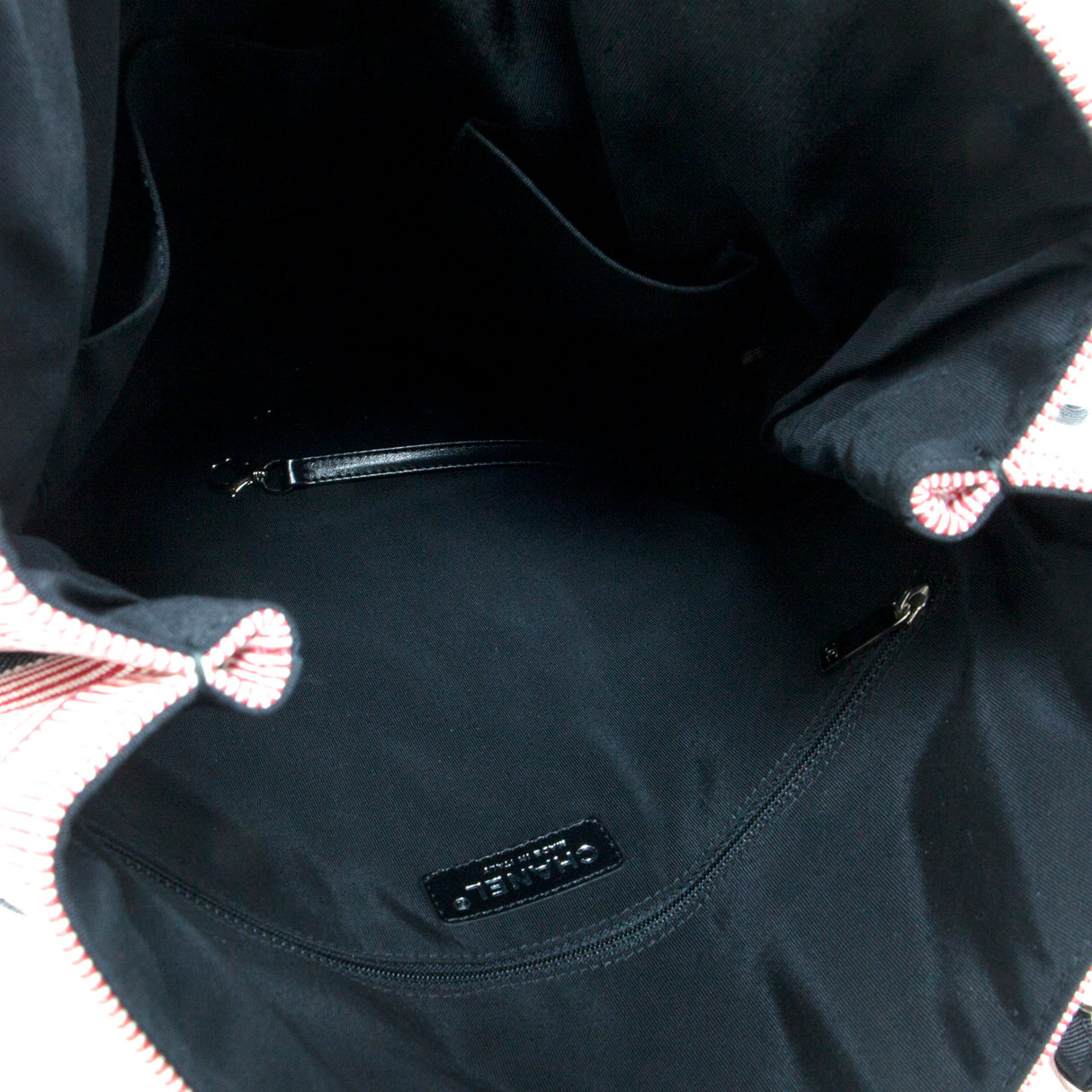 Chanel Grey Quilted Grosgrain Denim Drawstring Tote Handbags Chanel