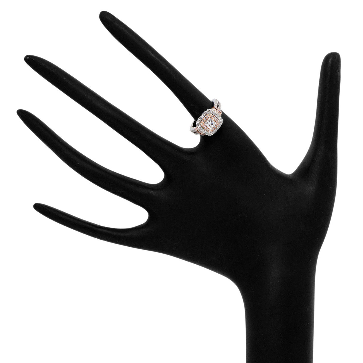 14K White Gold Vera Wang Princess Cut Diamond Ring Fine Jewellery Modaselle