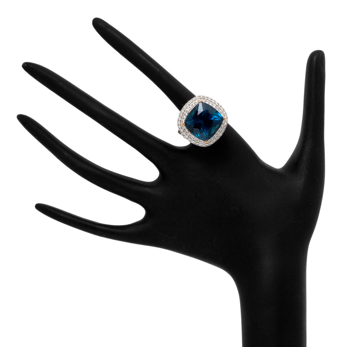 Zorab 18K Rose Gold Fantasia Topaz Sapphire Diamond Ring Fine Jewellery Modaselle