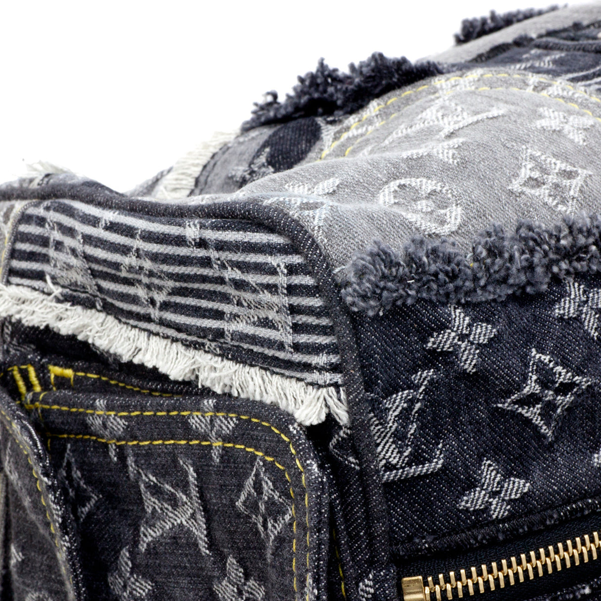 Louis Vuitton Denim Patchwork Speedy 30 Handbags Louis Vuitton