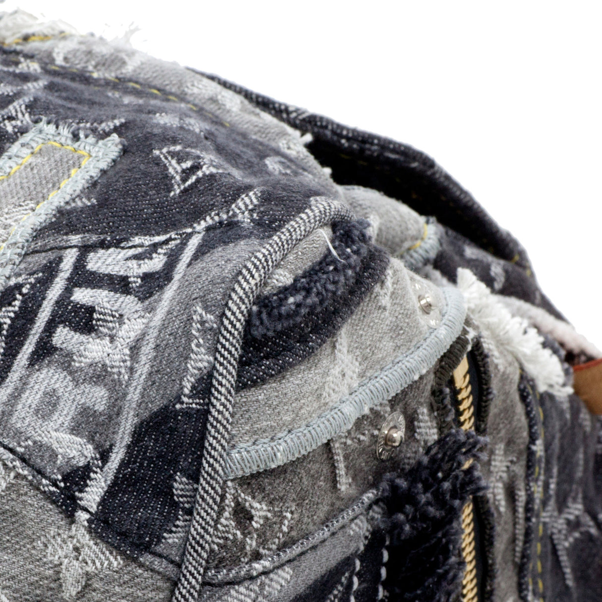 Louis Vuitton Denim Patchwork Speedy 30 Handbags Louis Vuitton