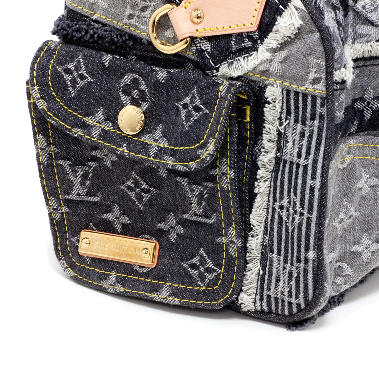 Louis Vuitton Denim Patchwork Speedy 30 Handbags Louis Vuitton