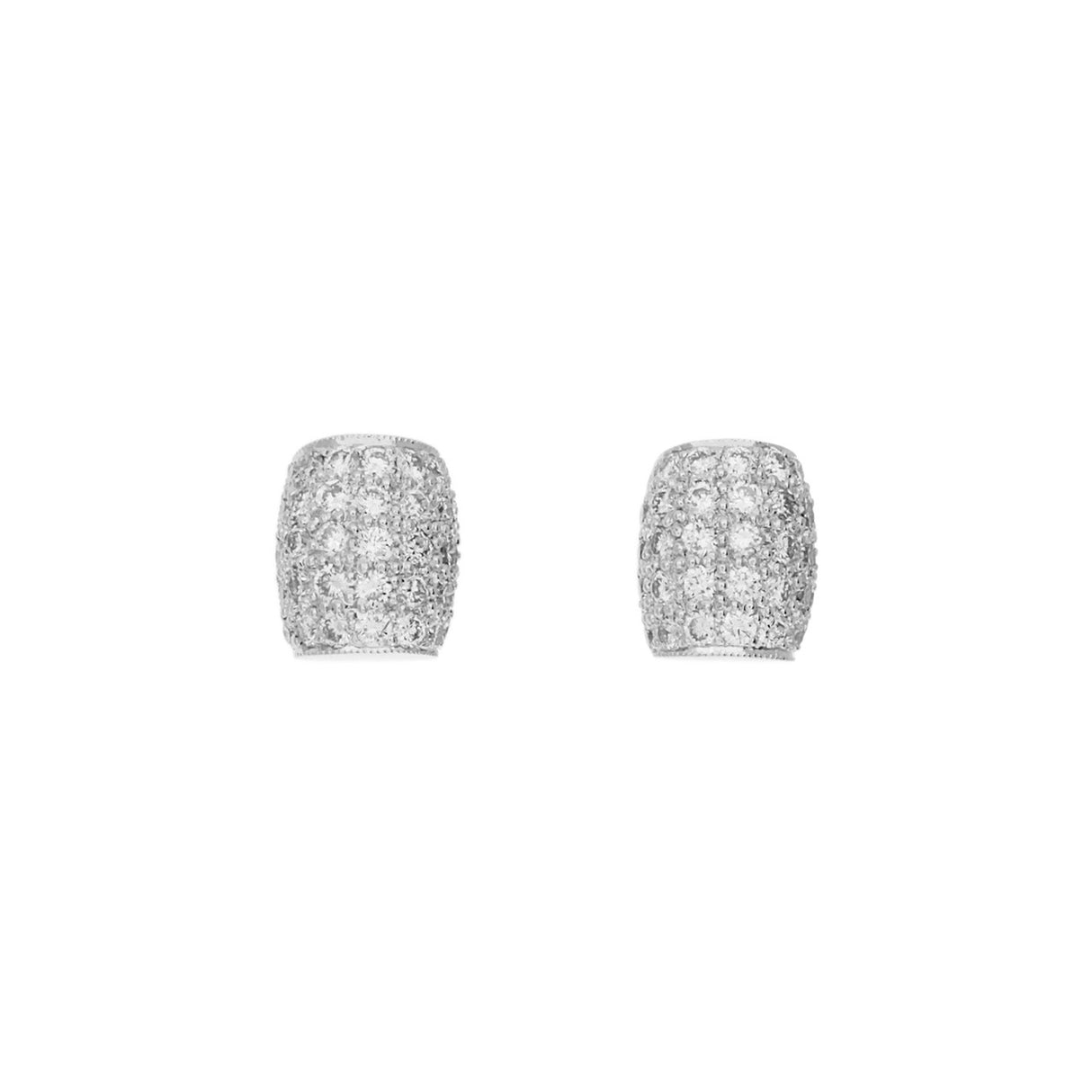18K White Gold 0.95 Carat Earrings Fine Jewellery Modaselle